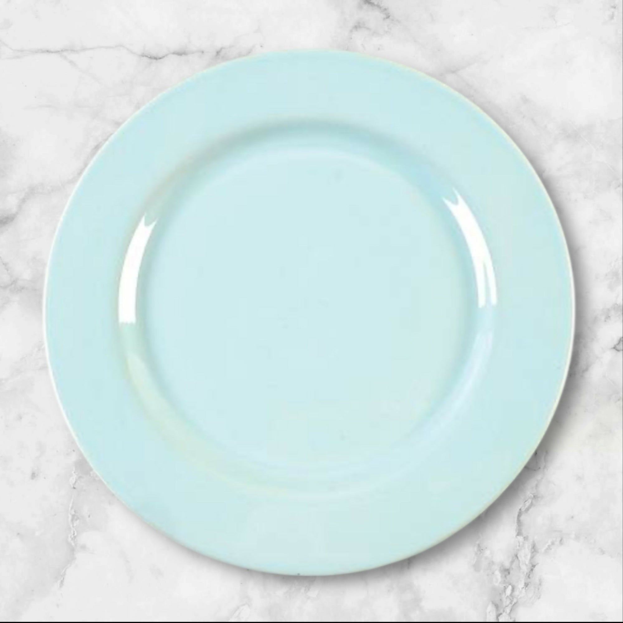 Real Simple Seaglass Blue Dinner Plates | Set of 4 | Great Condition