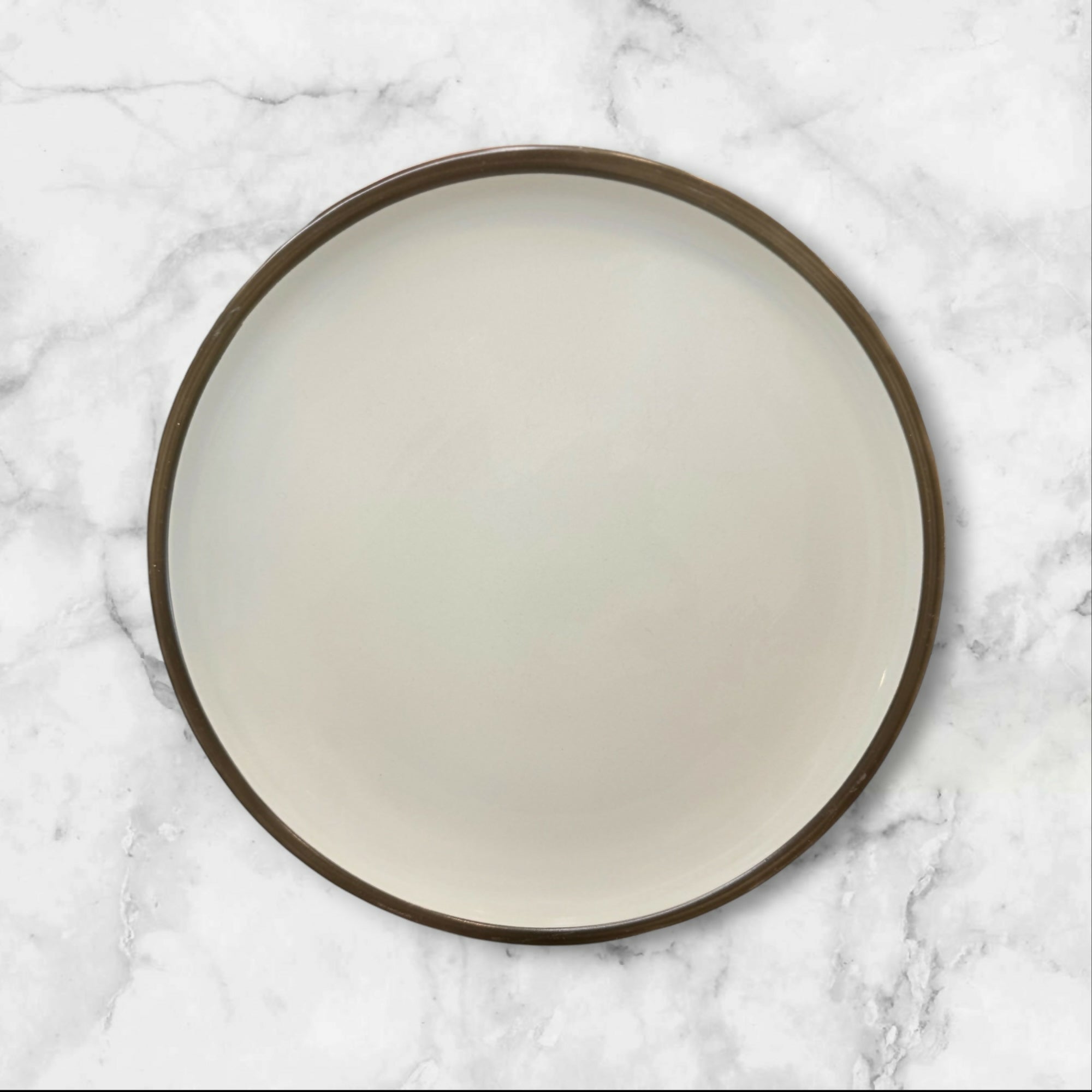 Denby-Langley Summit White Dinner Plates | Set of 4 | Great Condition