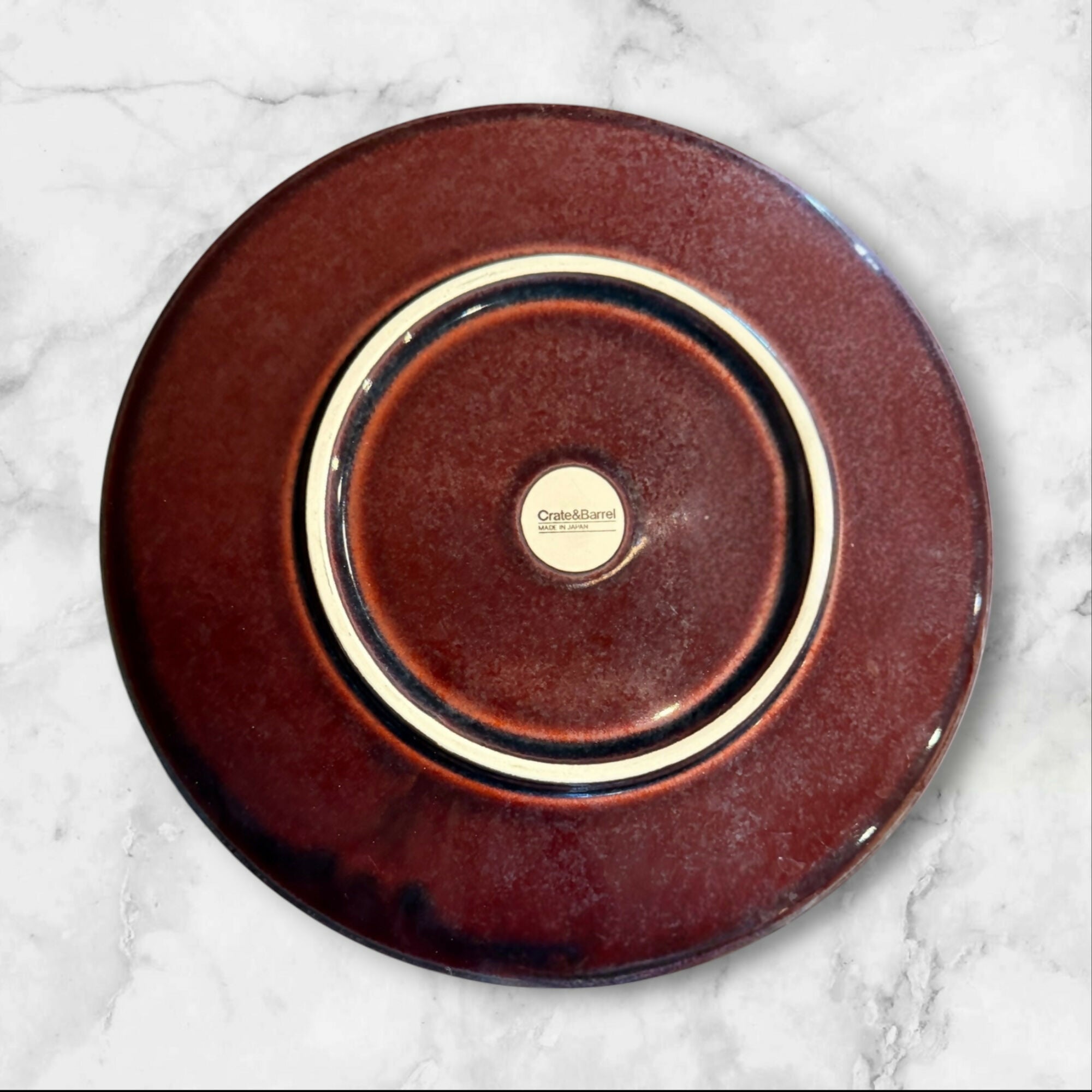 Crate & Barrel Marrakech Red Dinner Plates | Set of 5 | Used Condition