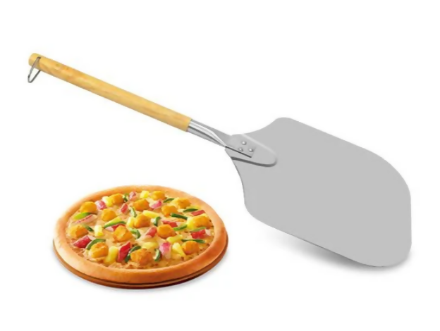 Anygleam 30x35cm Inch Pizza Spatula With Wooden Handle Bakeware Kitchen Tools Oxidation