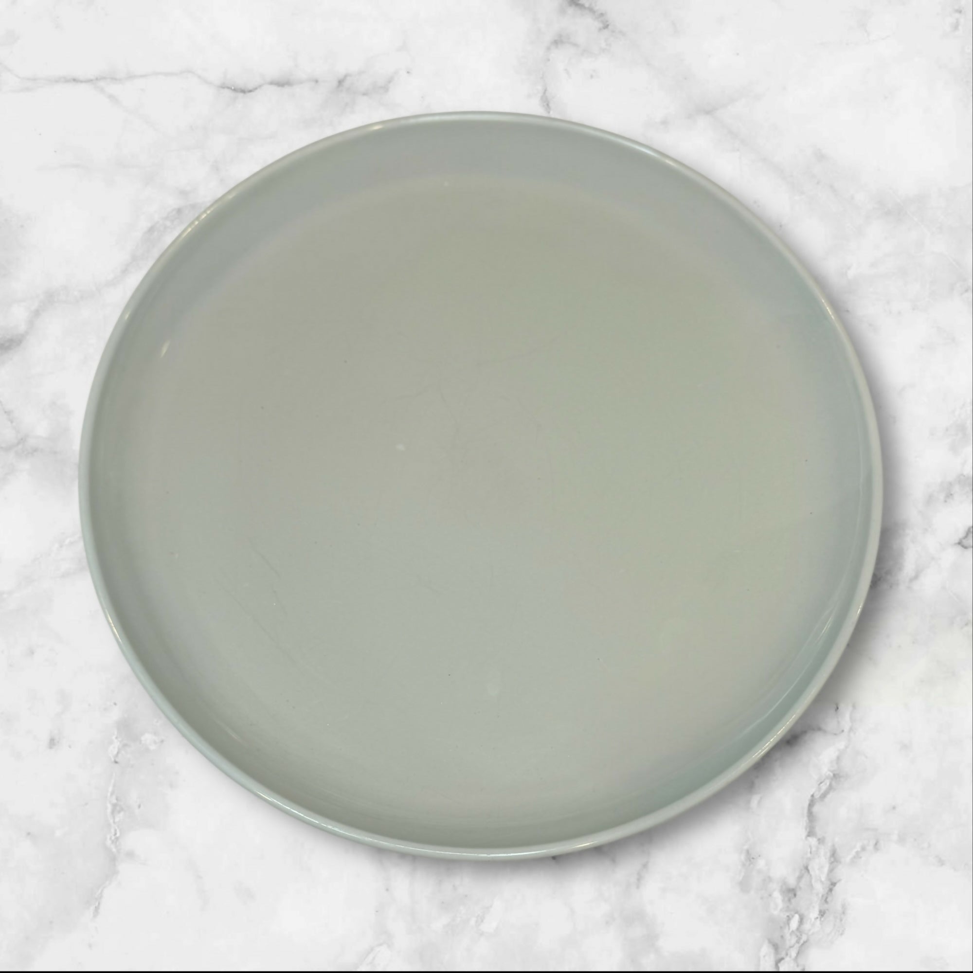 Crate & Barrel Logan Gray Dinner Plates | Set of 4 | Martin Hunt | Good Cond