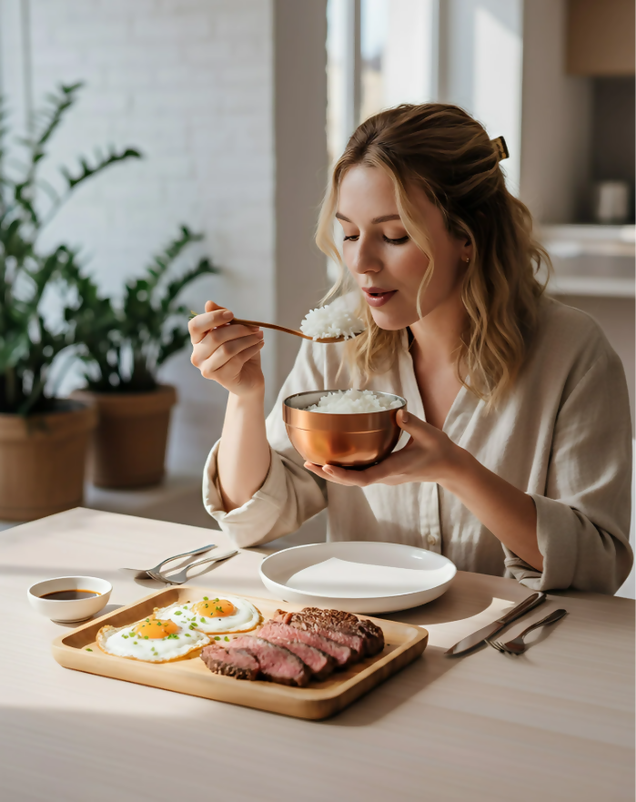 Anygleam Red Rainbow Rice Bowls – 2Pcs Big Stainless Steel, Single-Layer Anti-Scalding Cooking Utensils
