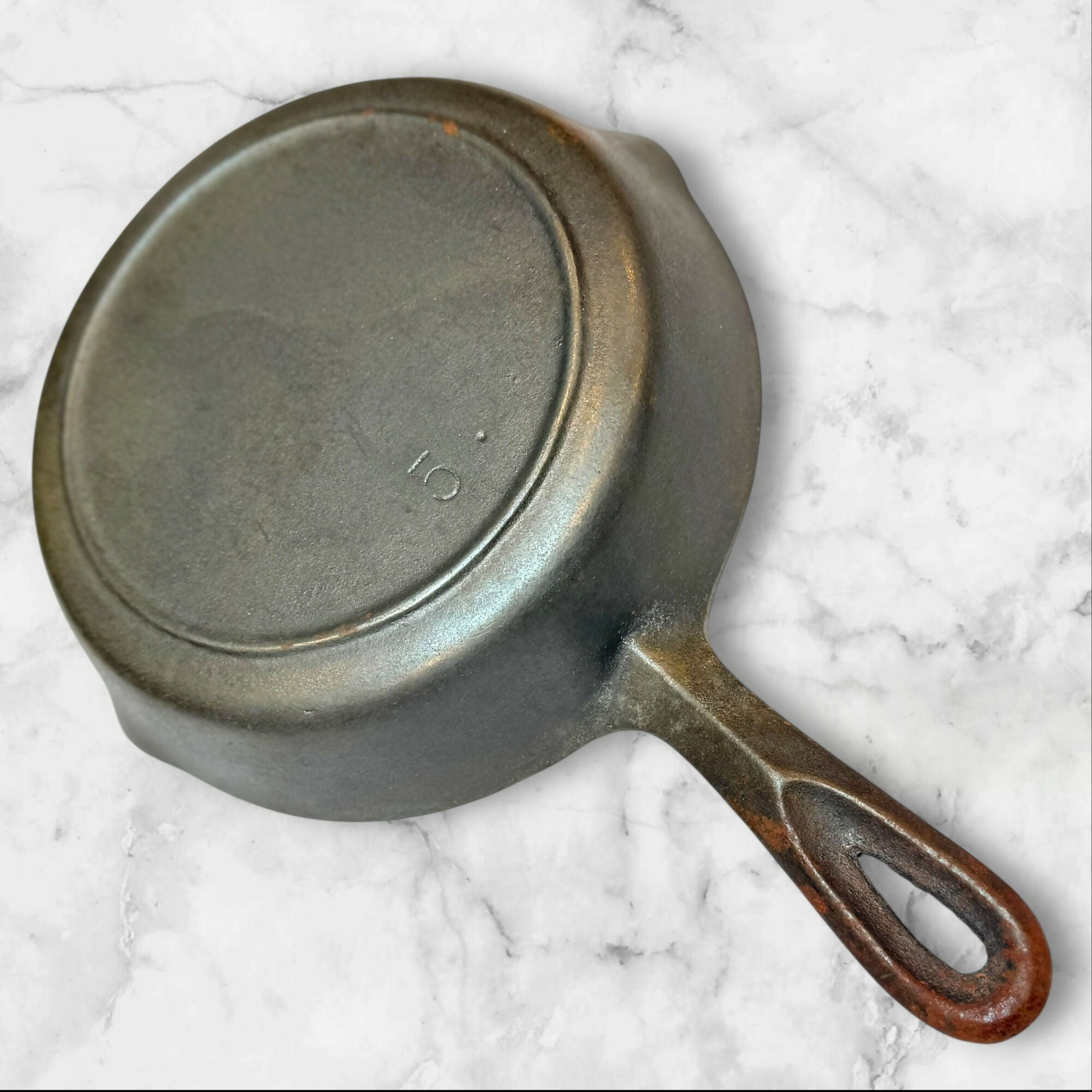 Vintage Lodge No.5 Cast Iron Skillet | 8 Inch Fry Pan | USA | Good Condition