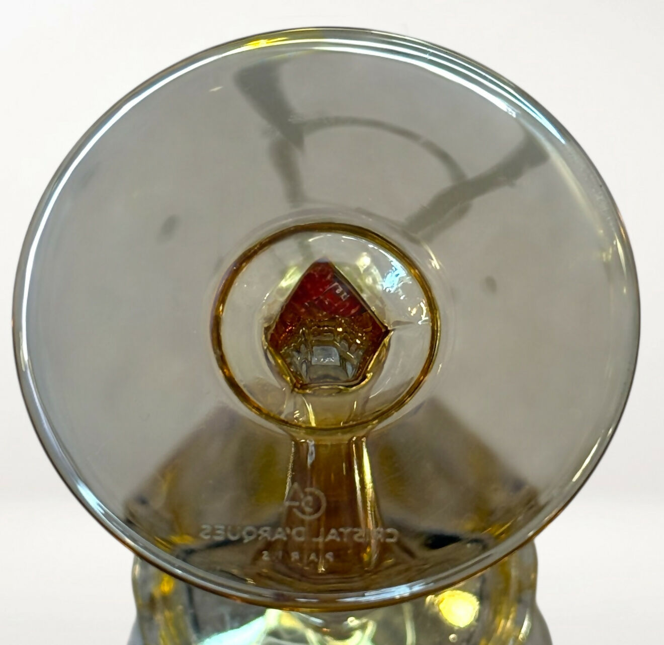 Cristal d’Arques Paris Gold Crystal Goblet | 8.3” | Excellent Condition