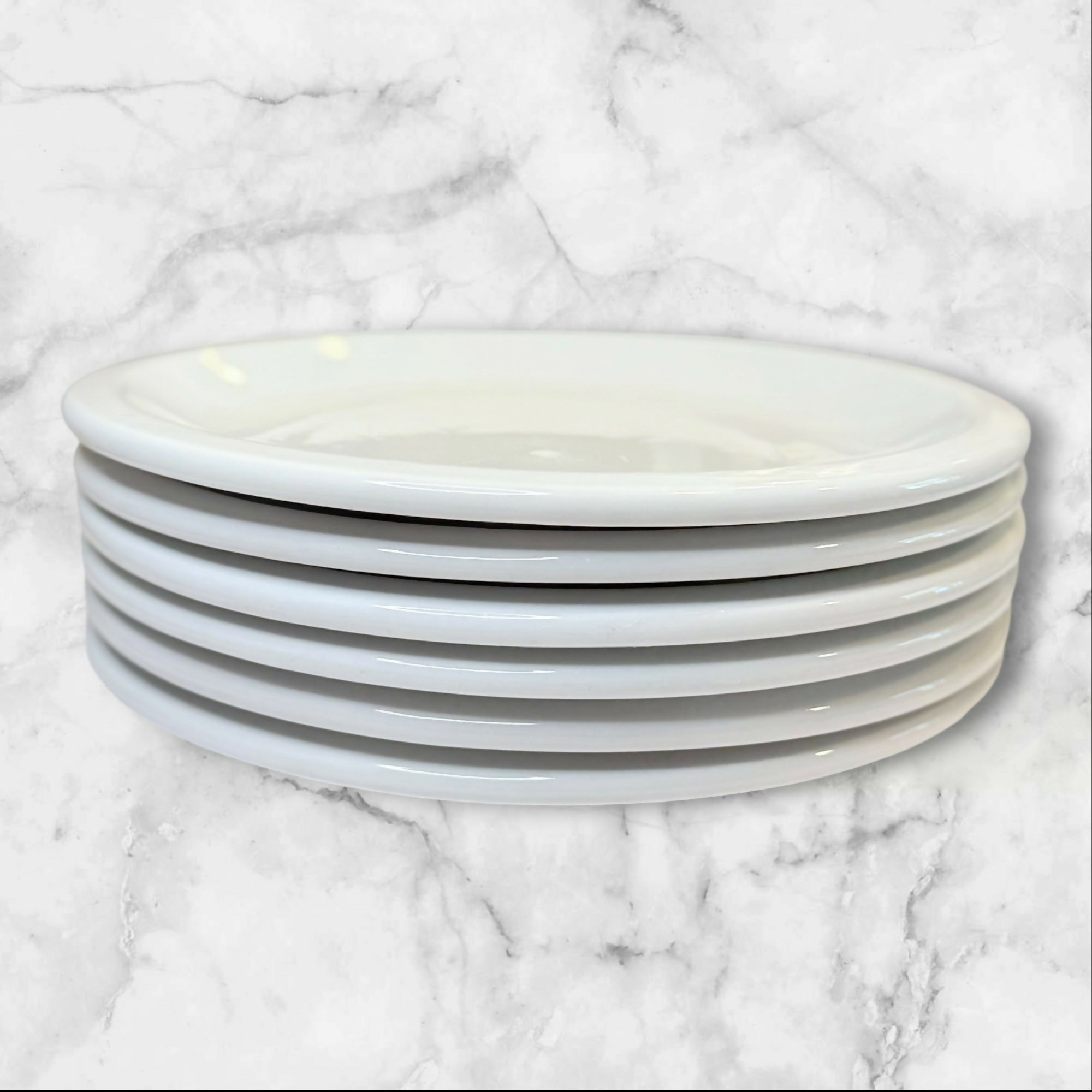 Pottery Barn Du Jour White Dinner Plates | Set of 6 | Great Condition