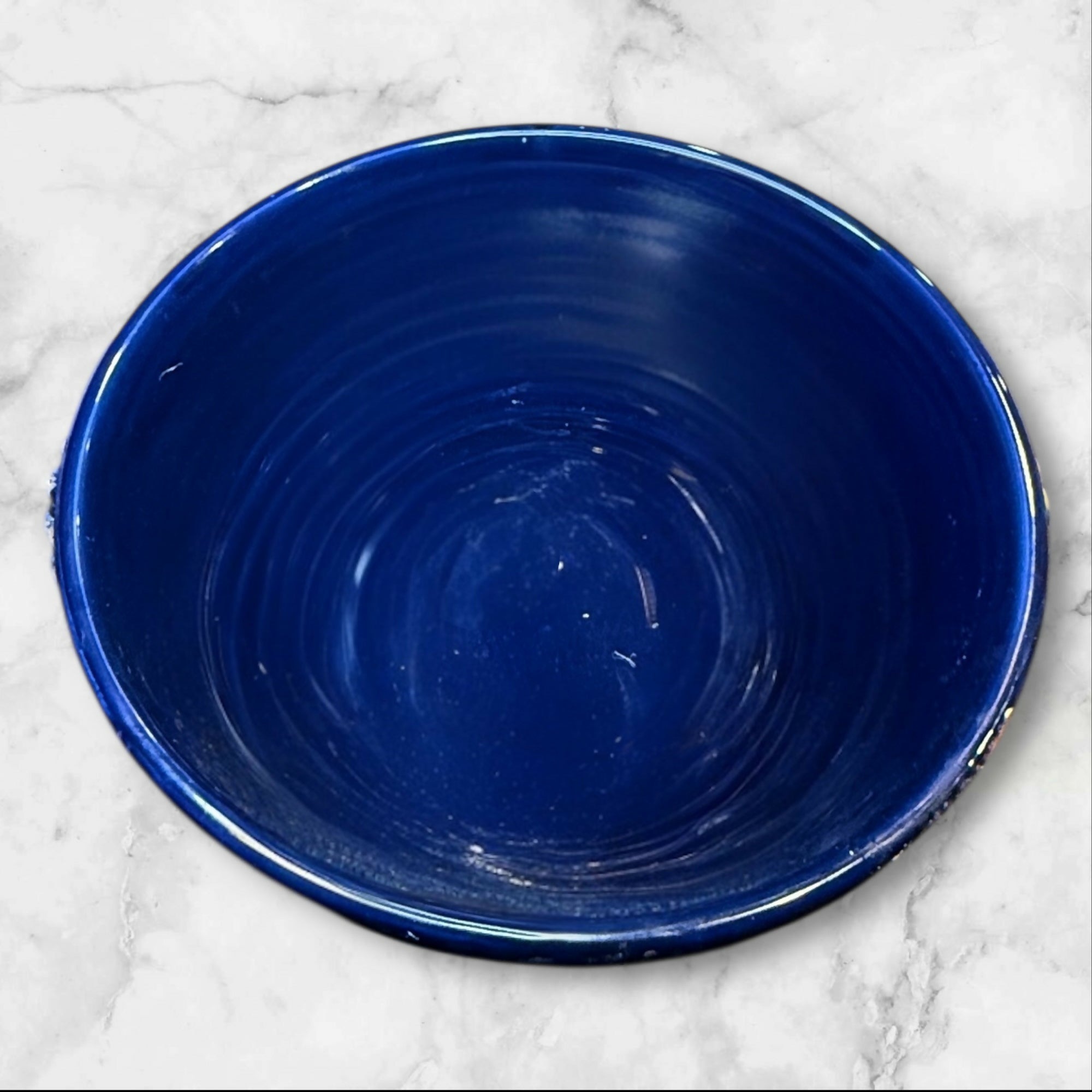 Artimino Verona Blue Pedestal Serving Bowl Italy | Vintage | Excellent