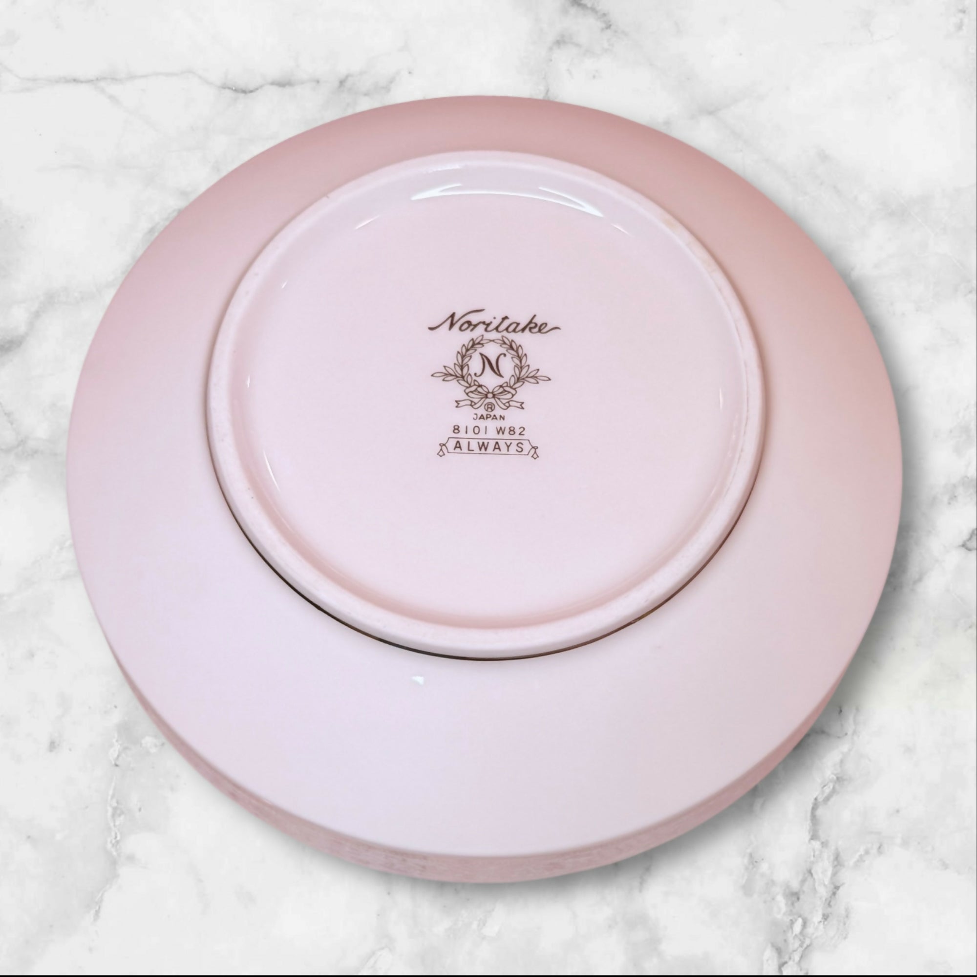 Noritake Always Pink Platinum Rim Cereal Bowls | Set of 4 | Excellent Condition