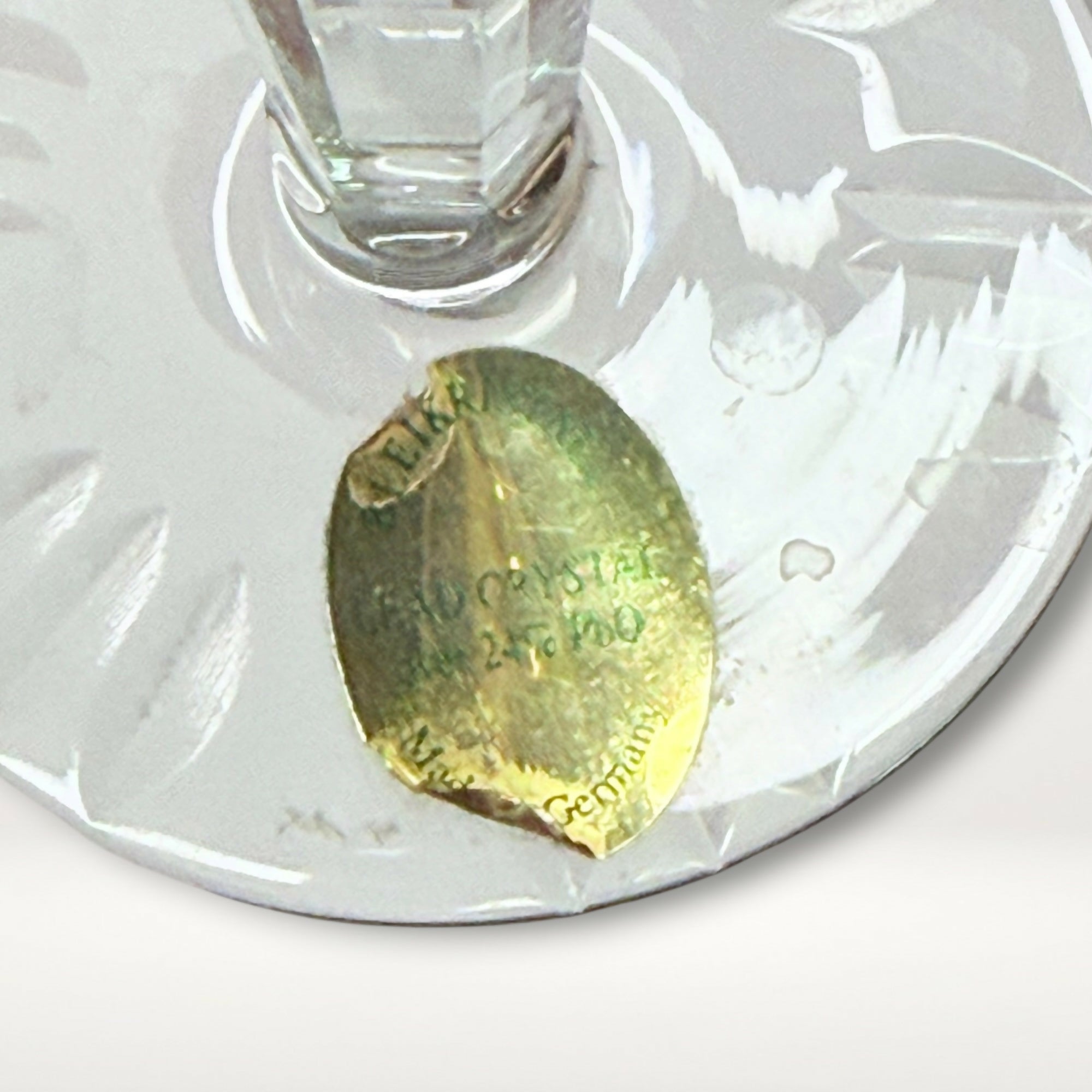 Dresden Cristalica Nachtmann Cut Crystal Cordial Glasses | Set of 3