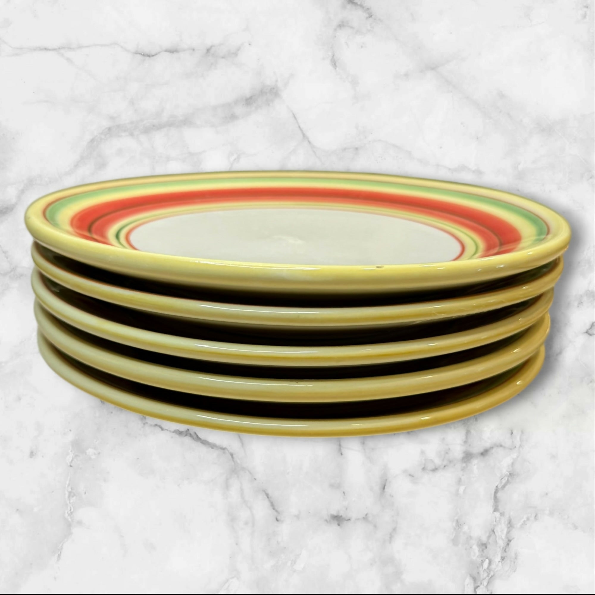 Dansk Dansk Lemon Zest Salad Plates | Set of 5 | Good Used Condition