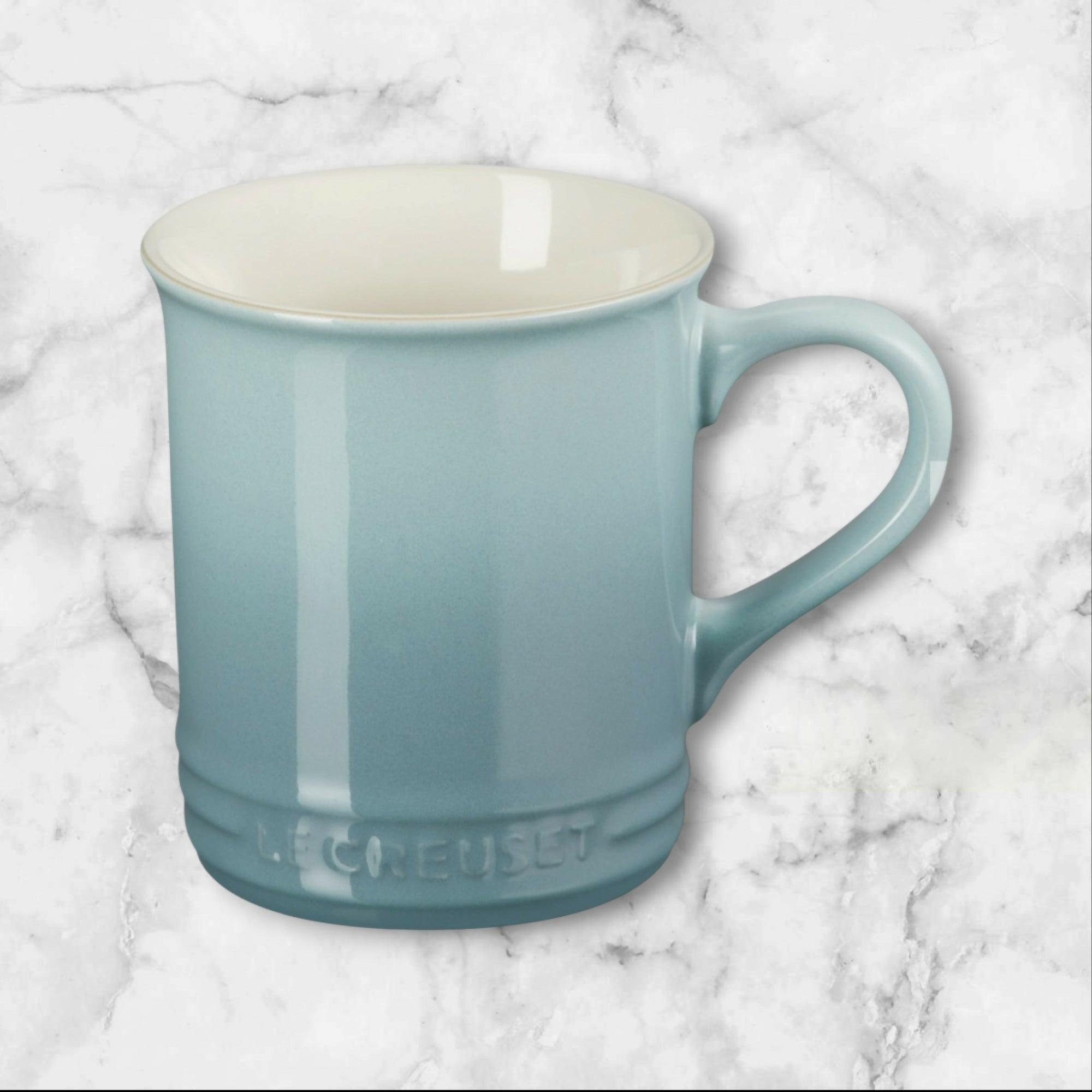 Le Creuset Vancouver Stoneware Mugs Assorted Colors | Set of 4 | Excellent Condition