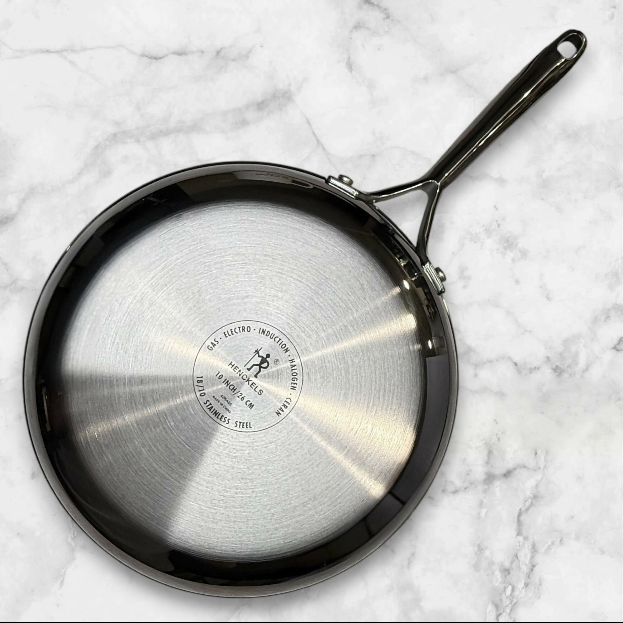 Henckels Paradigm Ceramic 10” Fry Pan | New Without Box | Stainless Steel
