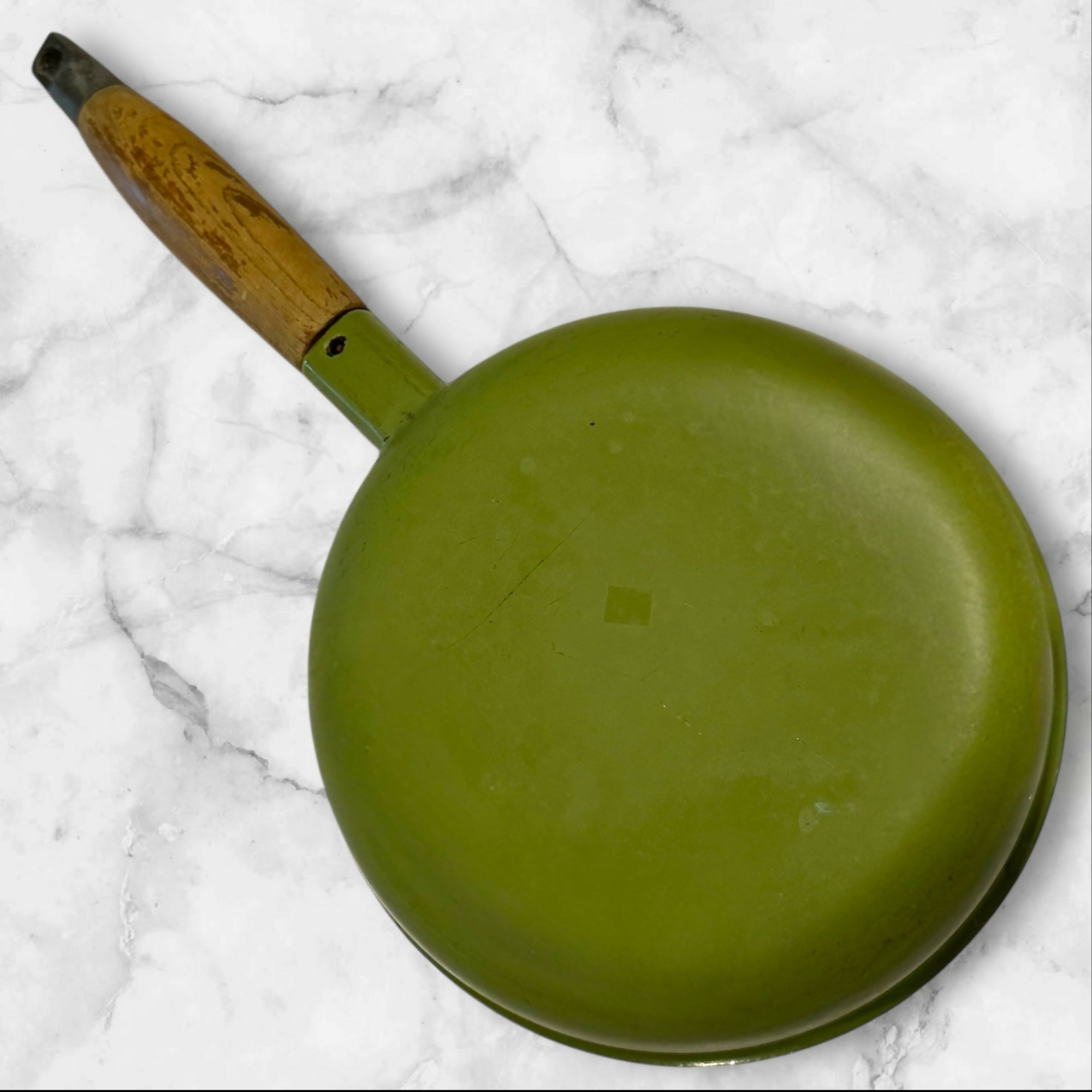 Cathrineholm Green Enamel Butter Warmer Saucepan | Vintage | Good Condition