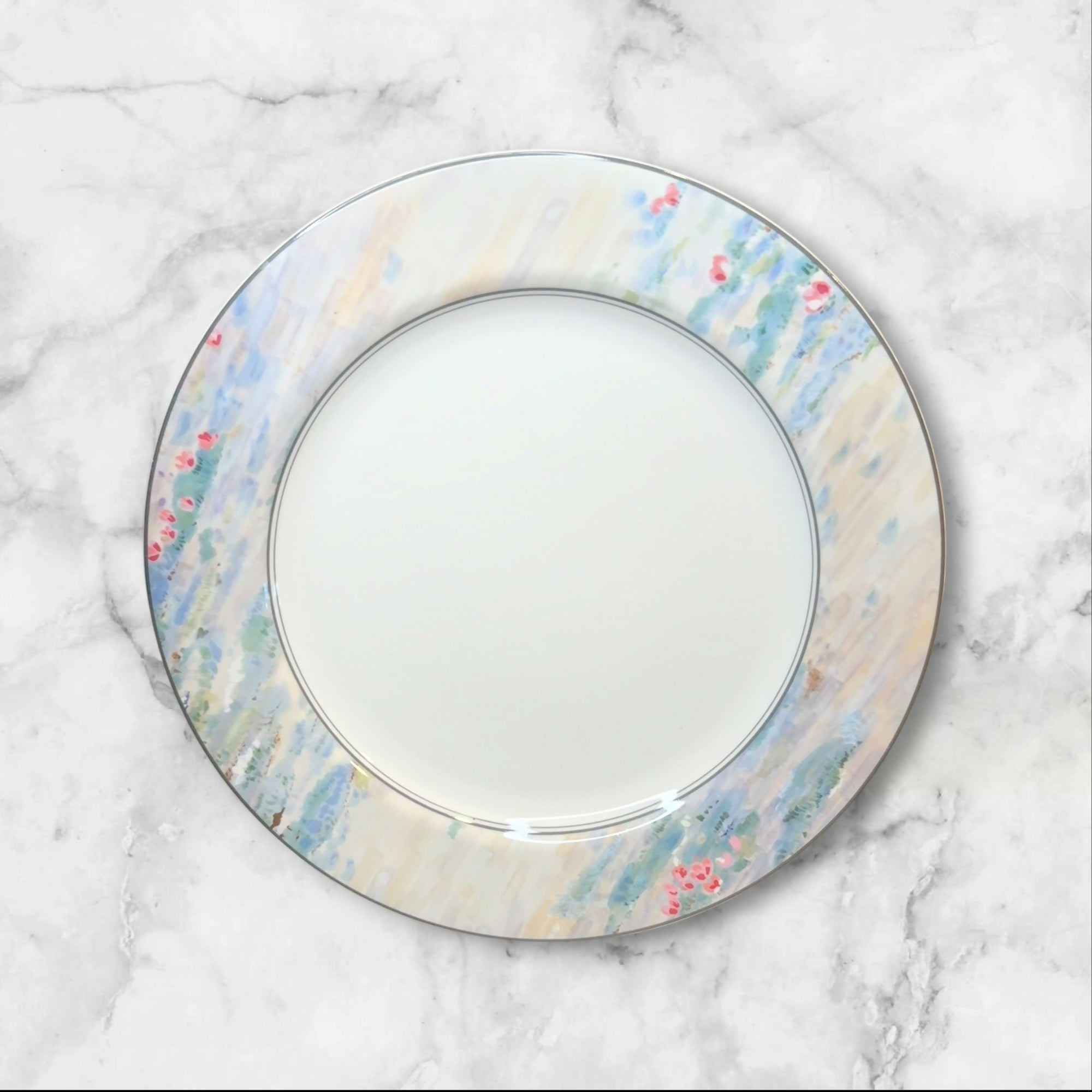 Mikasa Monet Dinner Plates Set of 6 Made in Japan Excellent Condition