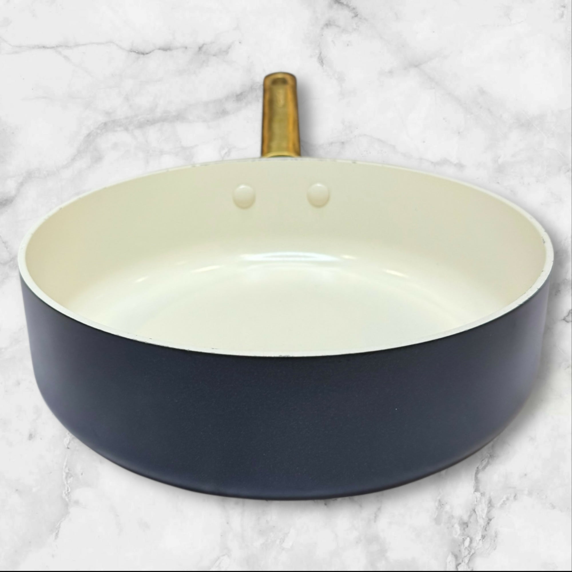 GreenPan Padova Reserve Blue Fry Pan with Lid | Ceramic Nonstick | Great Condition (79 characters)