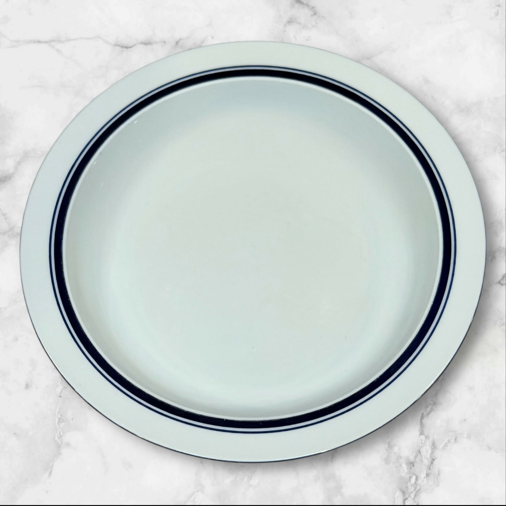 Dansk Christianshavn Blue Rim Soup Bowls Portugal | Set of 3 | Excellent Condition