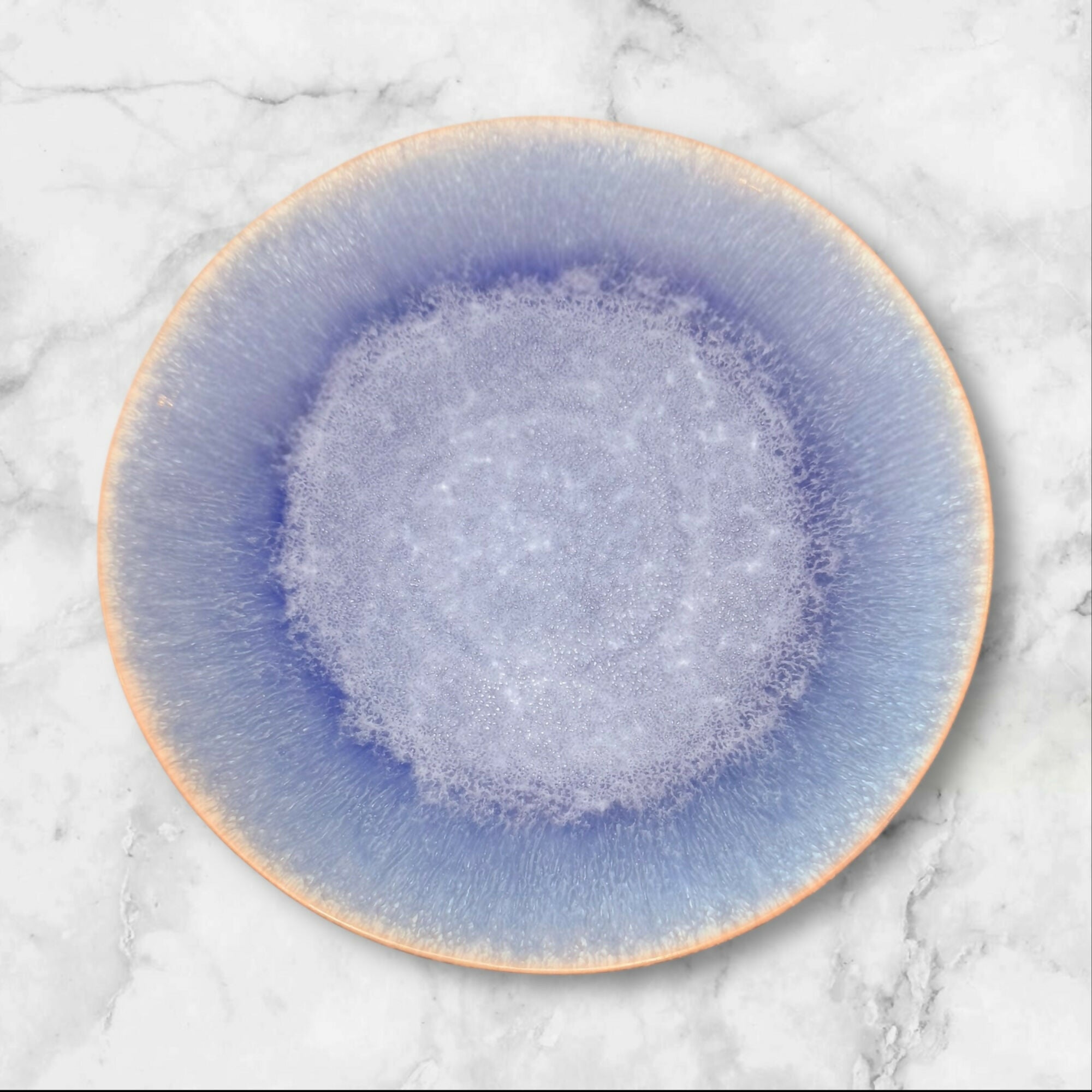 Crate & Barrel Caspian Blue Dinner Plates | Set of 4 | Excellent