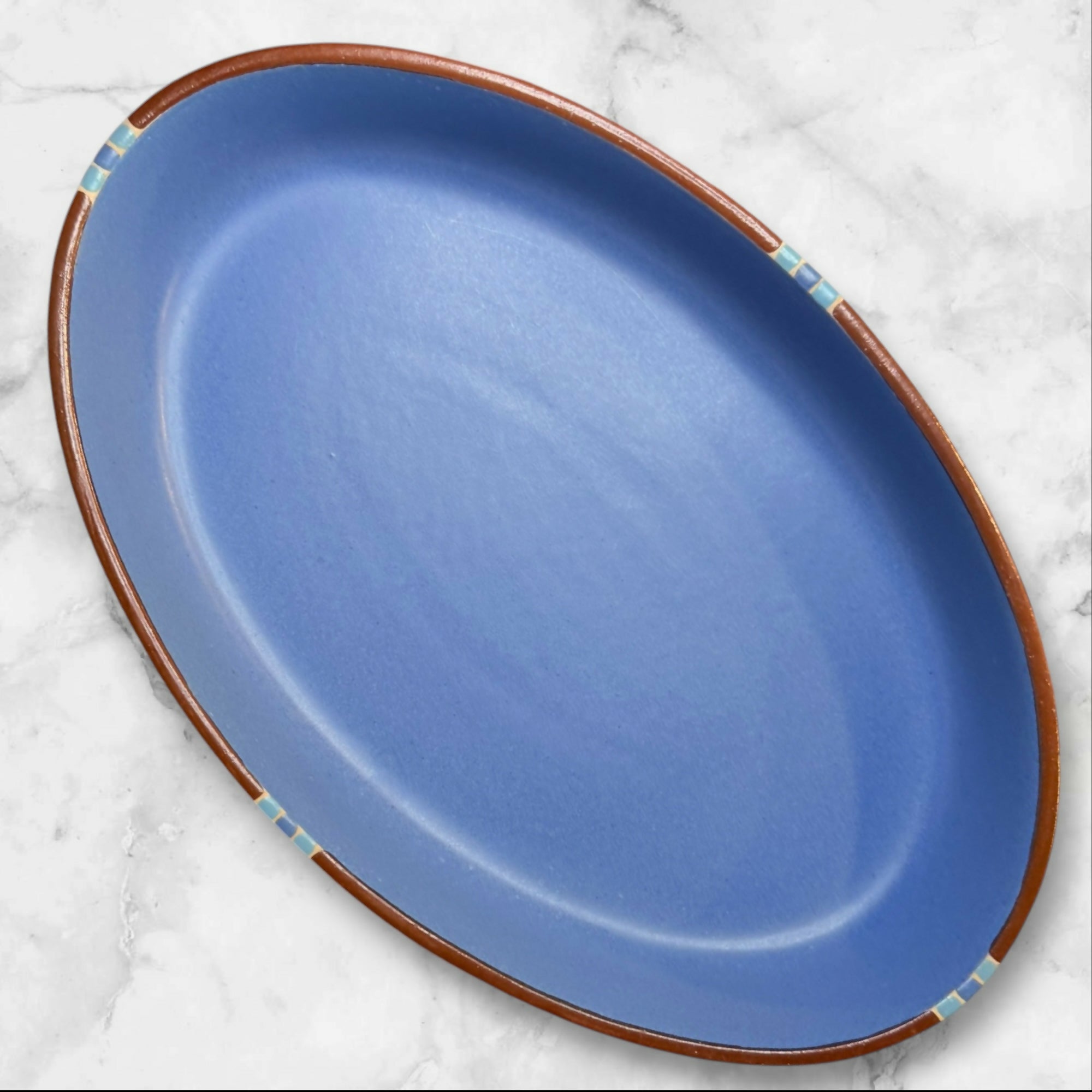 Dansk Mesa Sky Blue Oval Baking Dish | Portugal | Excellent Condition