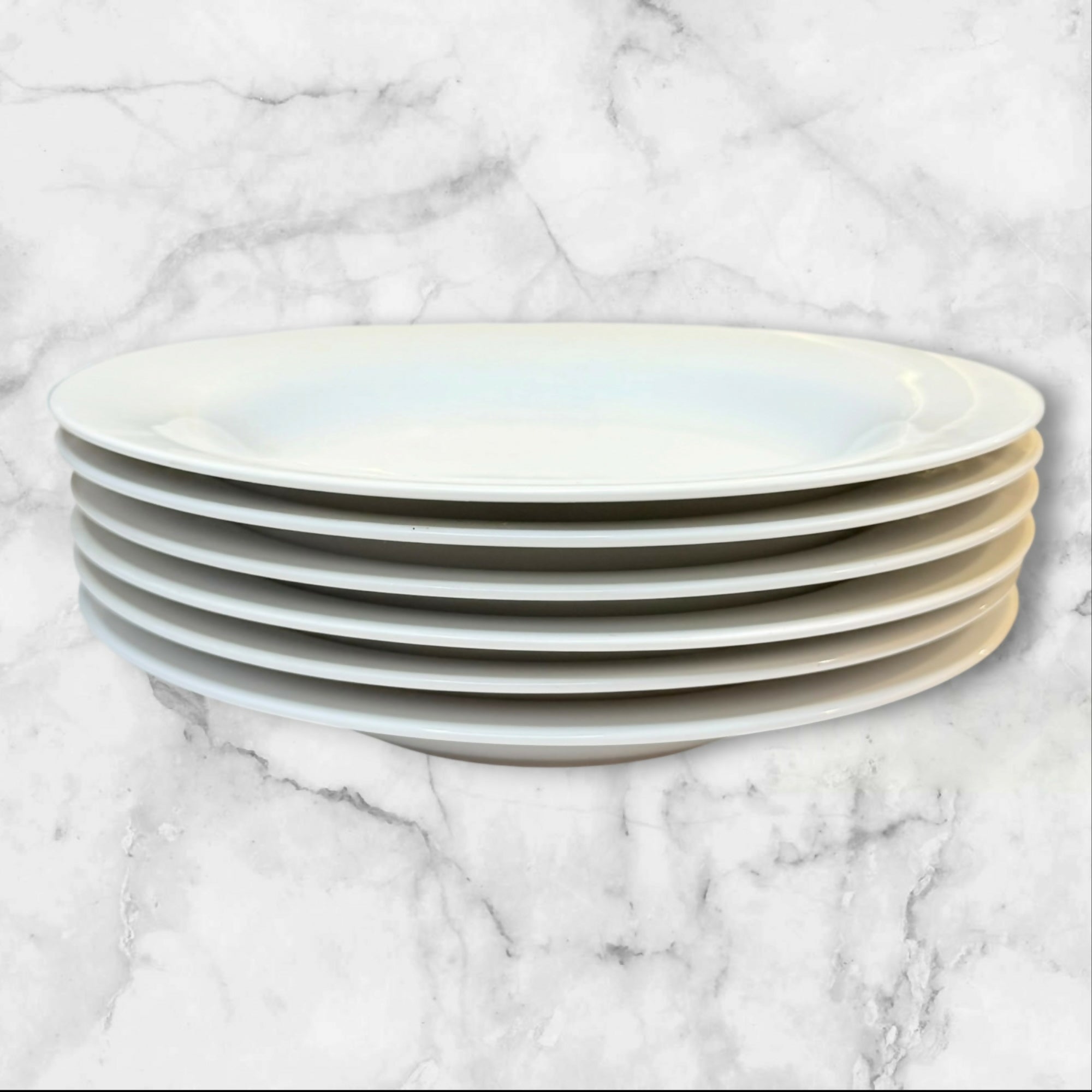 Crate & Barrel Aspen Coupe Low Bowls | Set of 6 | Excellent Condition