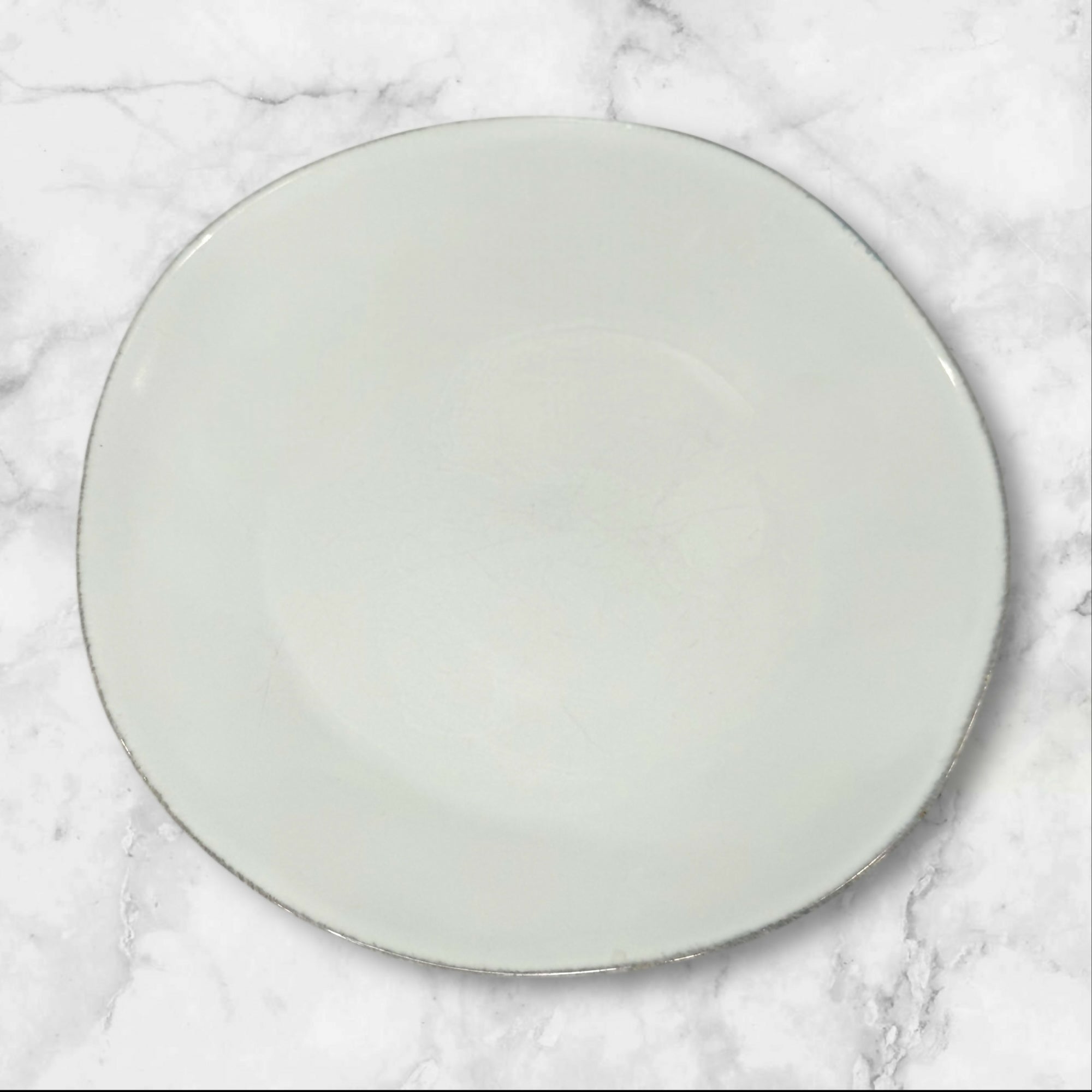 Crate & Barrel Marin White Dinnerware Set | 8pc | Portugal | Great Condition