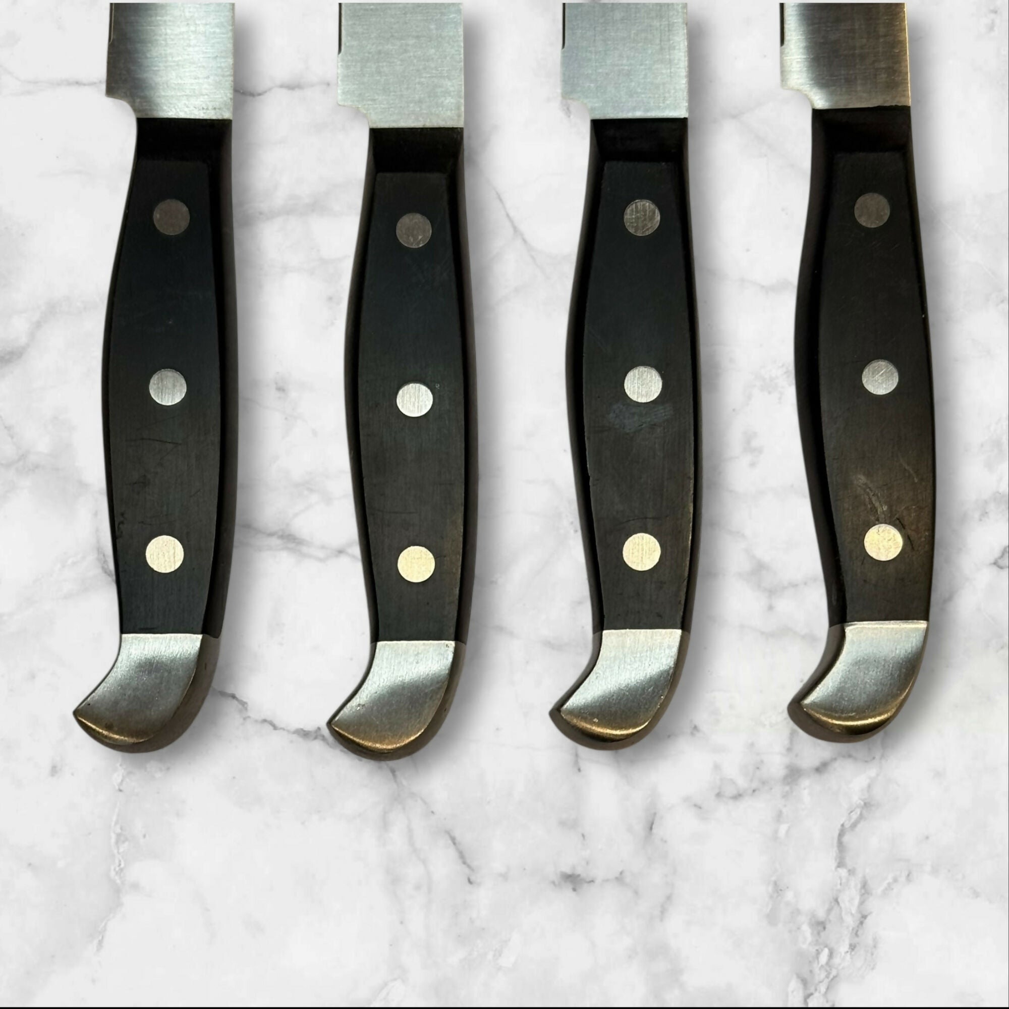 Henckels Statement Steak Knives Serrated Black Handle | Set of 4 | Great