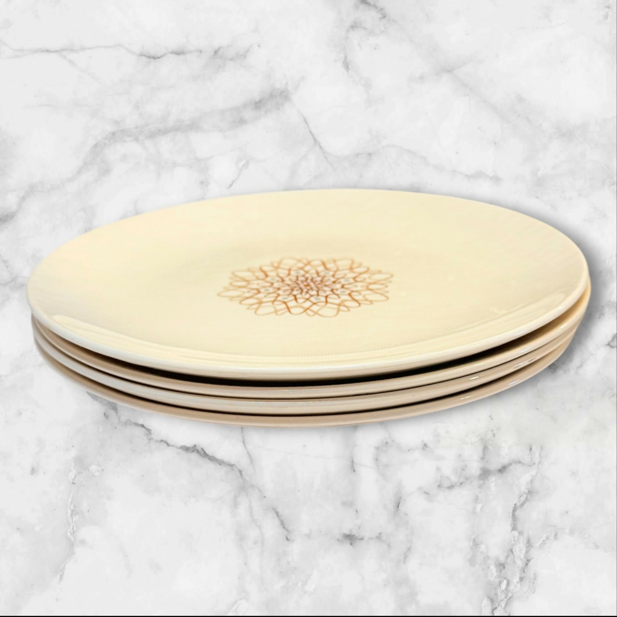 Royal Doulton Desert Star Salad Plates | Set of 4 | Excellent Condition