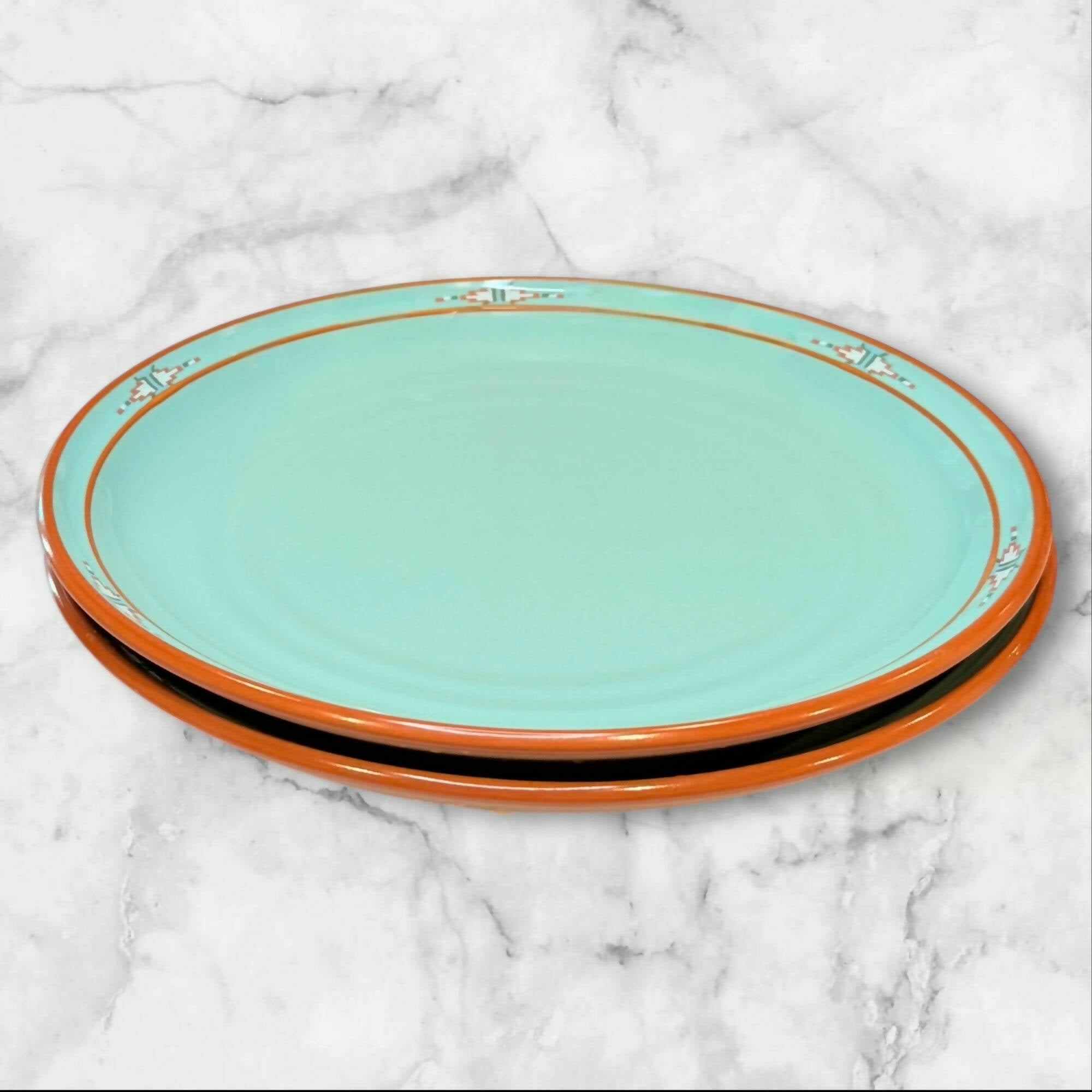 Noritake Boulder Ridge Dinner Plates | Set of 2 | Excellent Condition