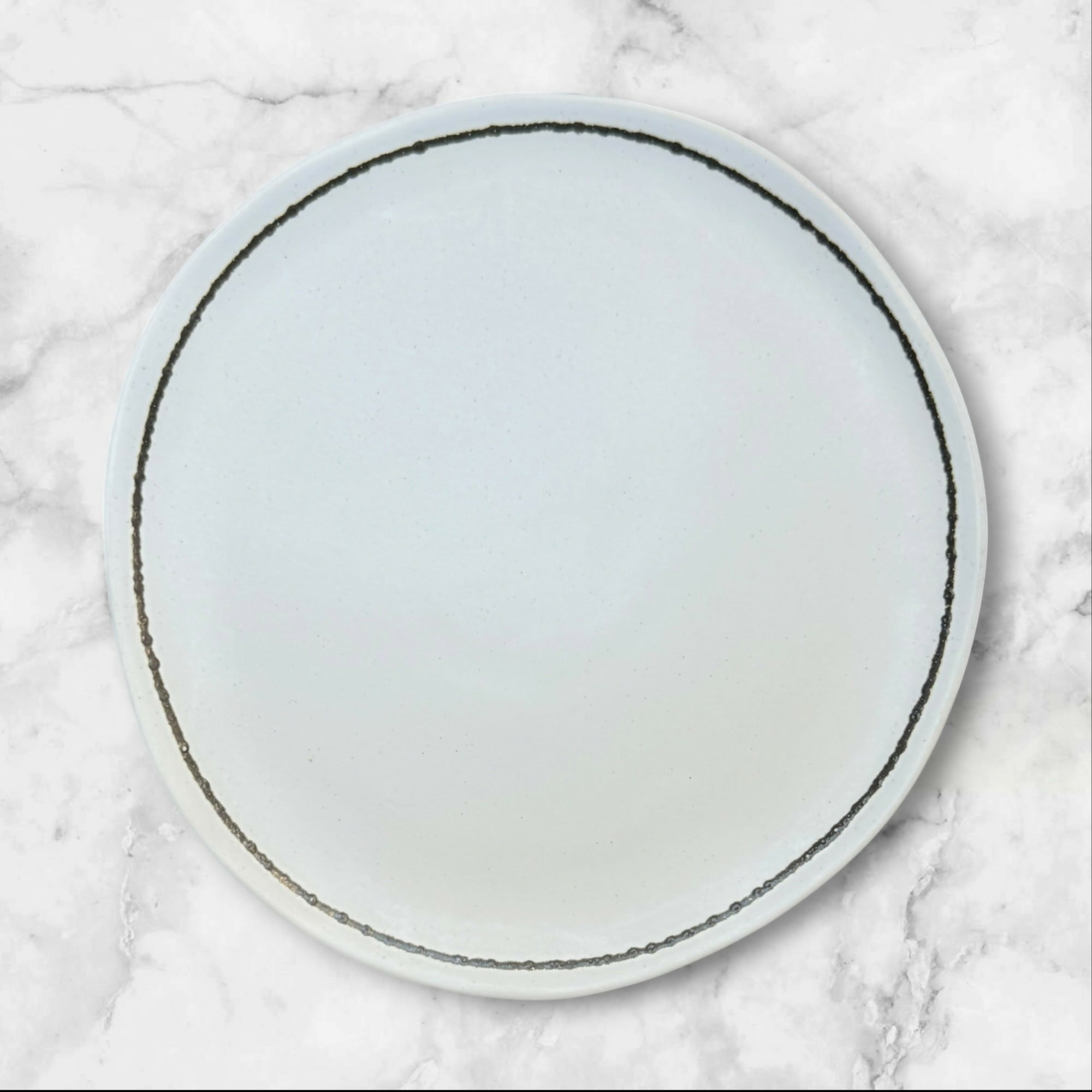 Crate & Barrel Burnt Edge Salad Plates | Set of 4 | Gently Used