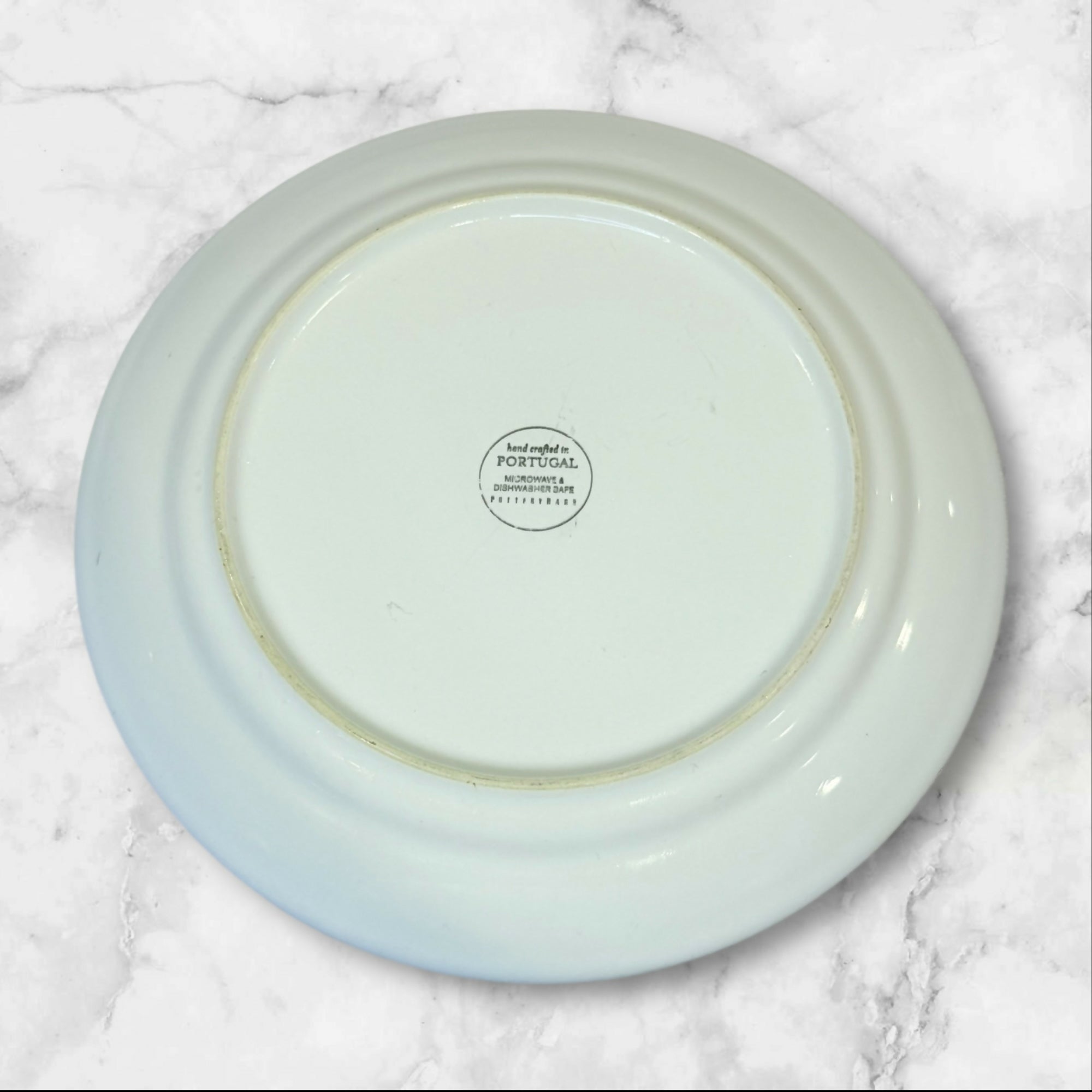 Pottery Barn Cambria Stone White Salad Plates | Set of 4 | Great Condition
