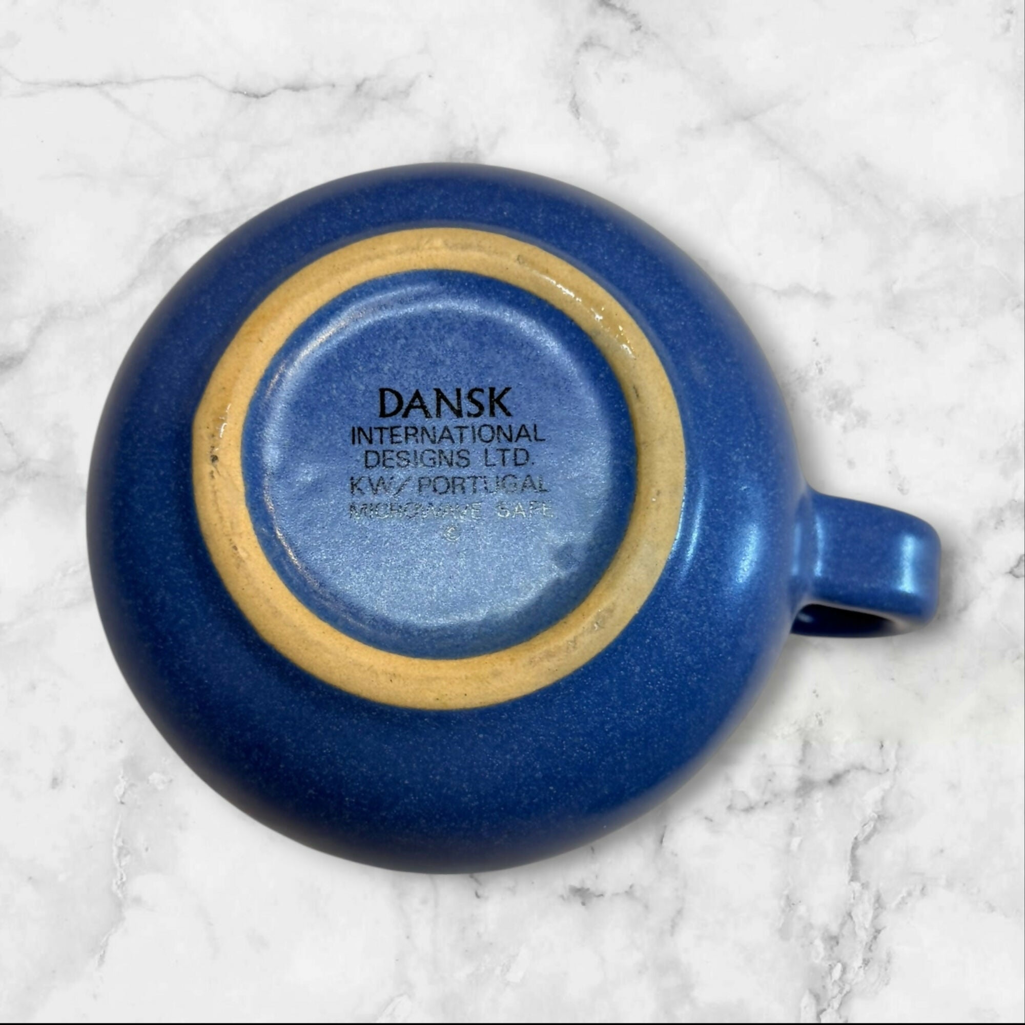 Dansk Mesa Sky Blue Creamer & Saucer Portugal | Gently Used