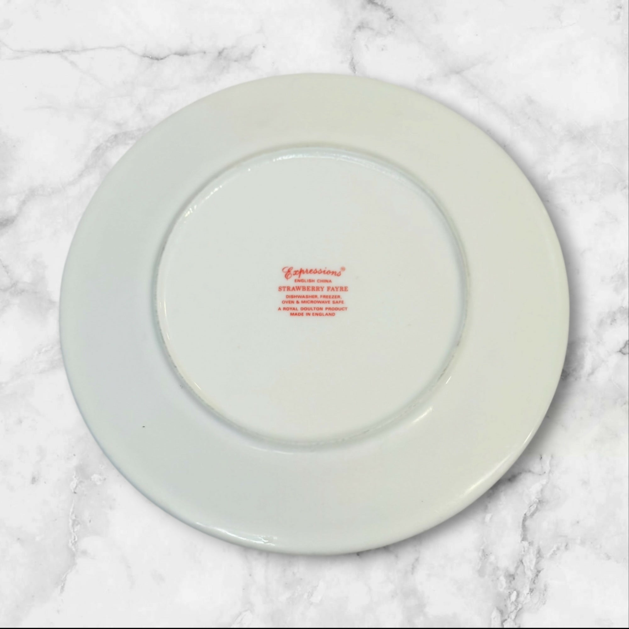 Royal Doulton Strawberry Fayre Pink Salad Plates | Set of 4 | Gently Used