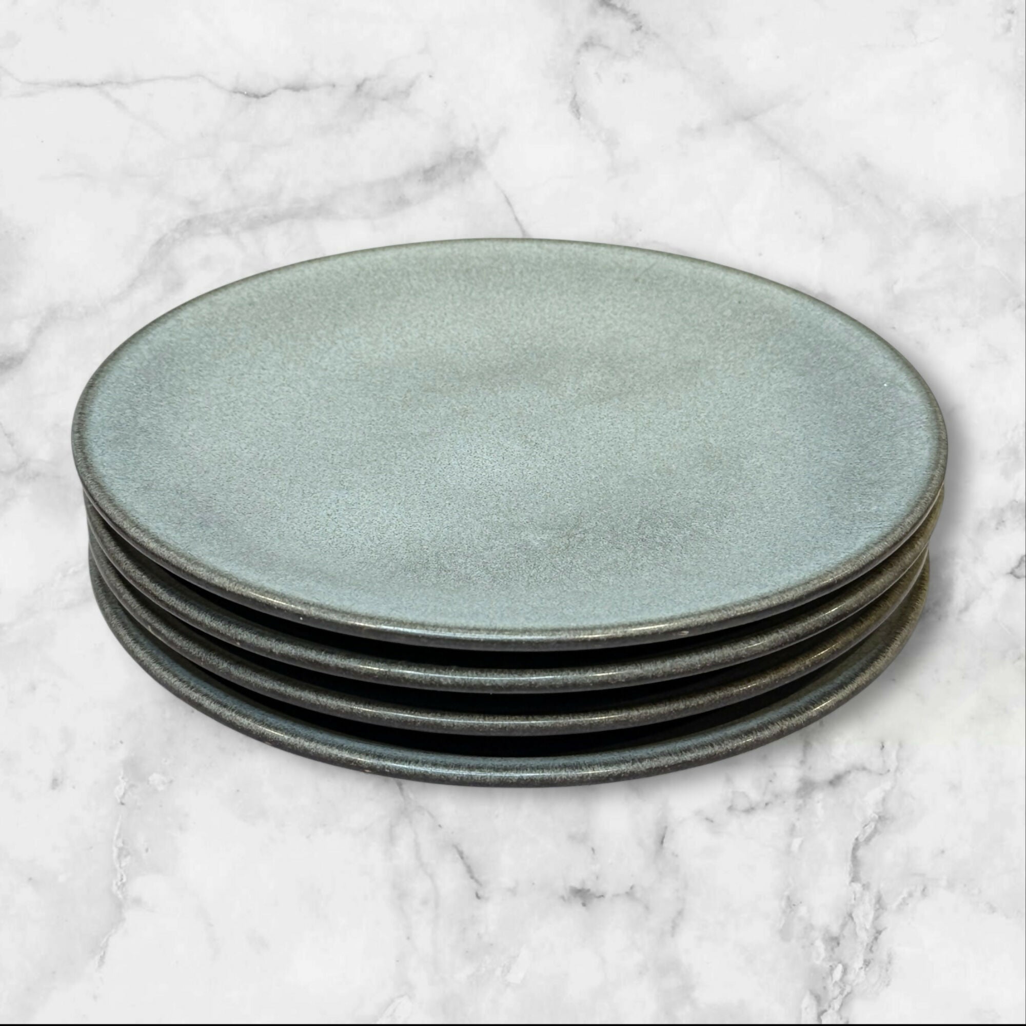Jars France Tourron Gris Ecorce Dinner Plates | Set of 4 | Great Condition
