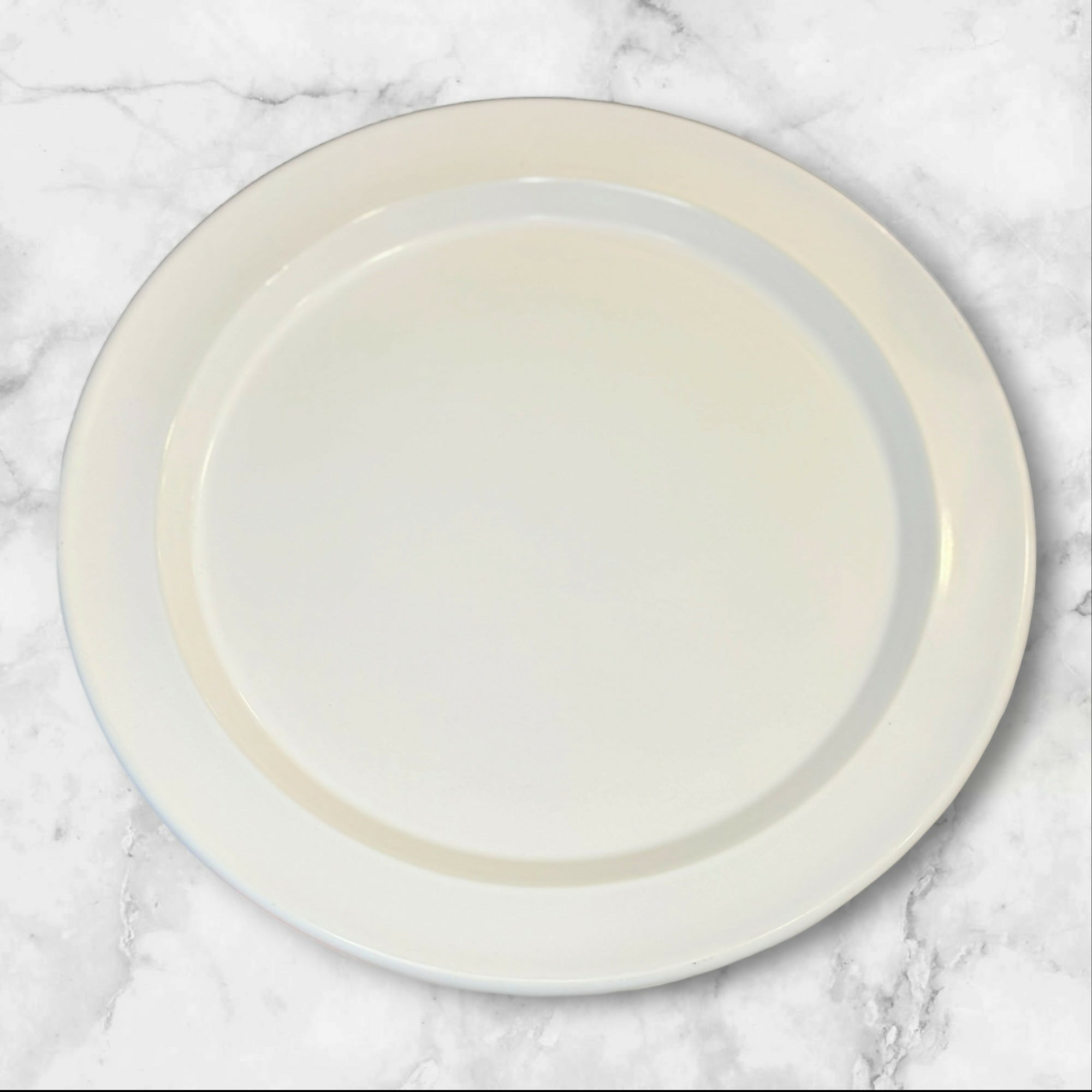 Emile Henry Classic Blanc Plates & Bowls Set of 4 | Good Condition