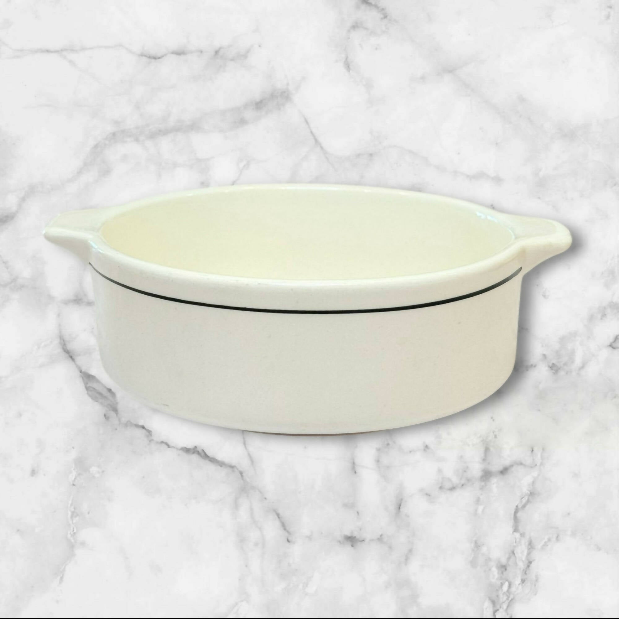 Dynaware Vitrocrisa Blue Floral Glass Casserole Dish | 1 Pc | Good Condition