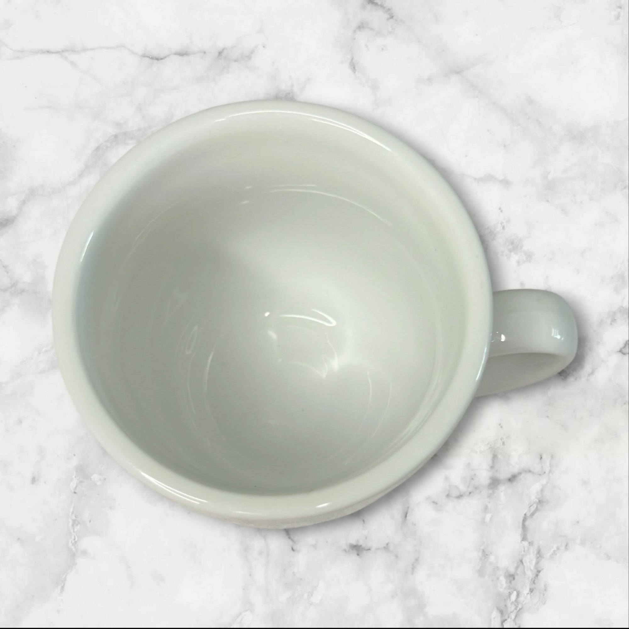 Pottery Barn Suppertime DuJour White Coffee Mugs | Set of 4 | Excellent