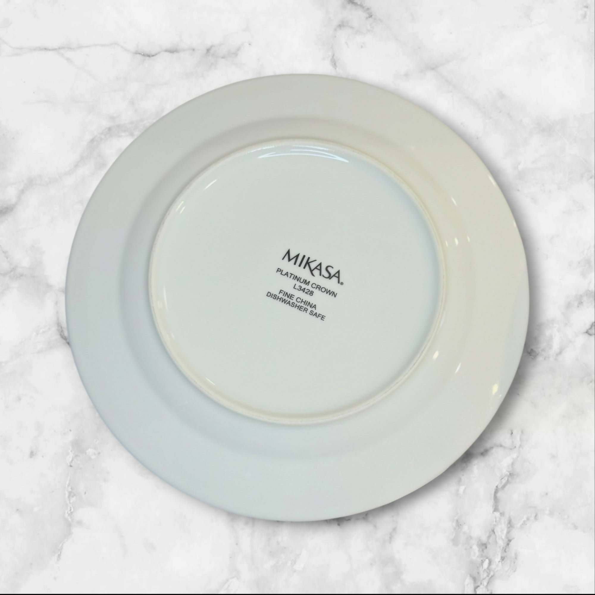 Mikasa Platinum Crown Dinner Plates | Set of 4 | Great Condition