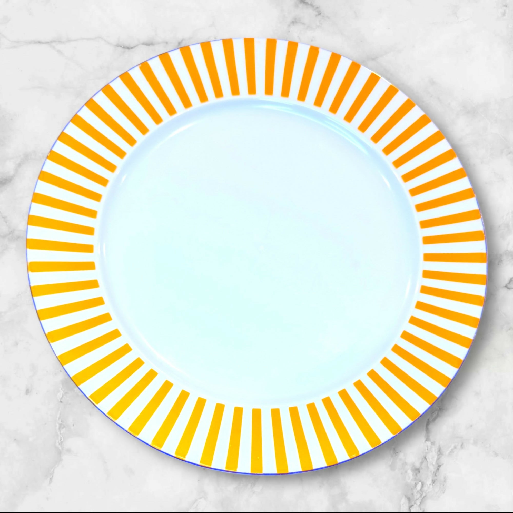 Vintage IKEA Portugal Striped Dinner Plates Set of 4 | Great