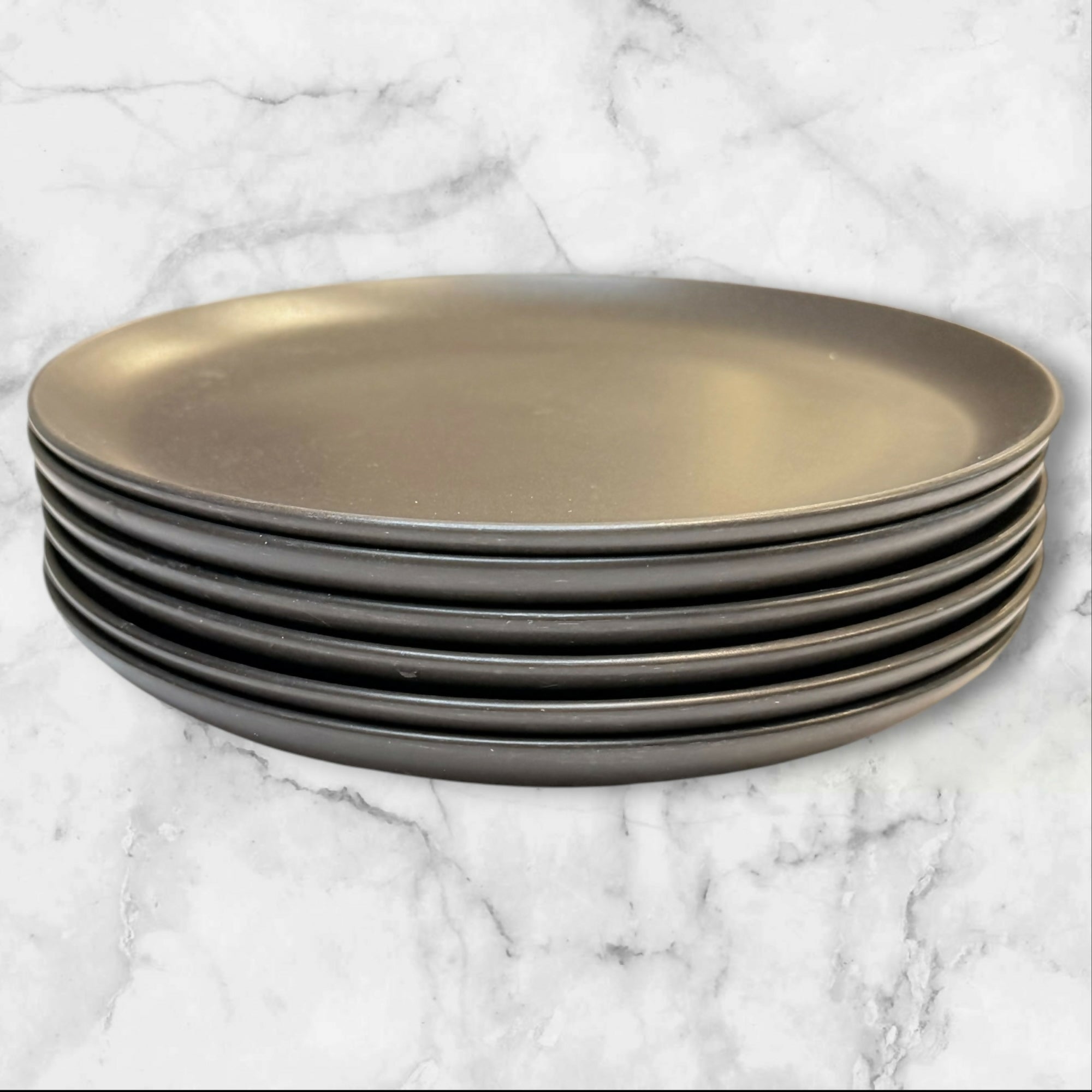 Crate & Barrel Camden Java Salad Plates Set of 6 | Rare | Great Condition
