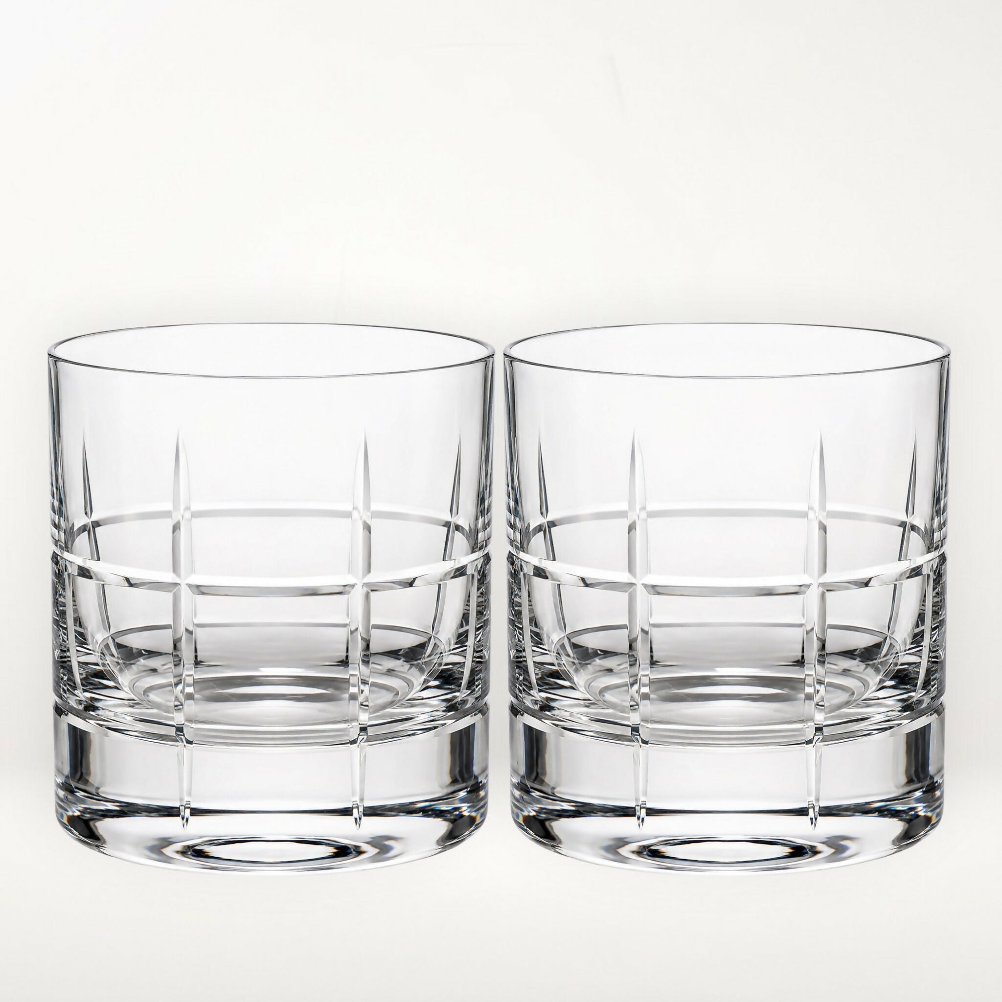 Wine Enthusiast Soho Double Old Fashioned Glasses | Set of 2 | Excellent