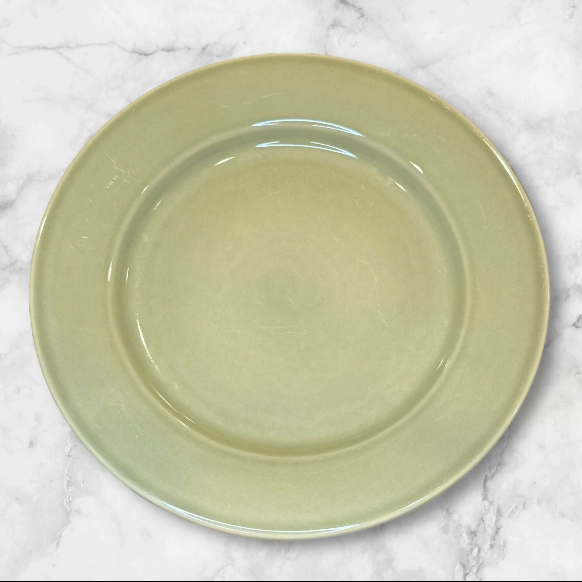 Williams Sonoma Belvedere Sage Dinner Plates | Set of 4 | Great Condition