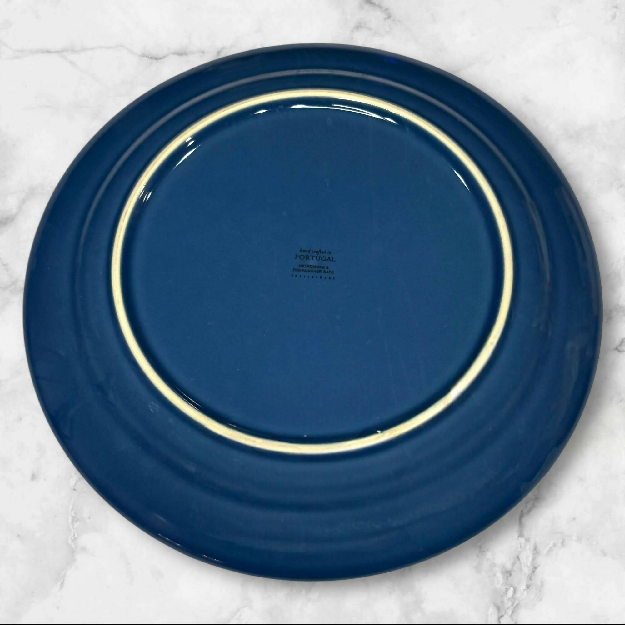 Pottery Barn Cambria Ocean Blue Dinner Plates | Set of 4 | Great Condition