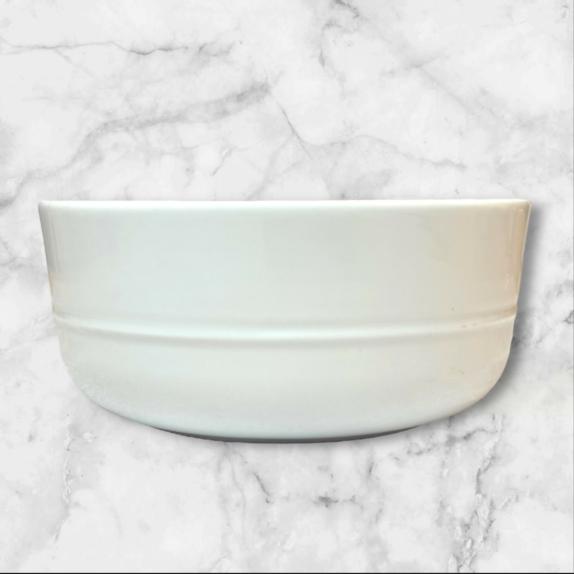 Crate & Barrel Hue White Bowls by Aaron Probyn | Set of 4 | Good Condition