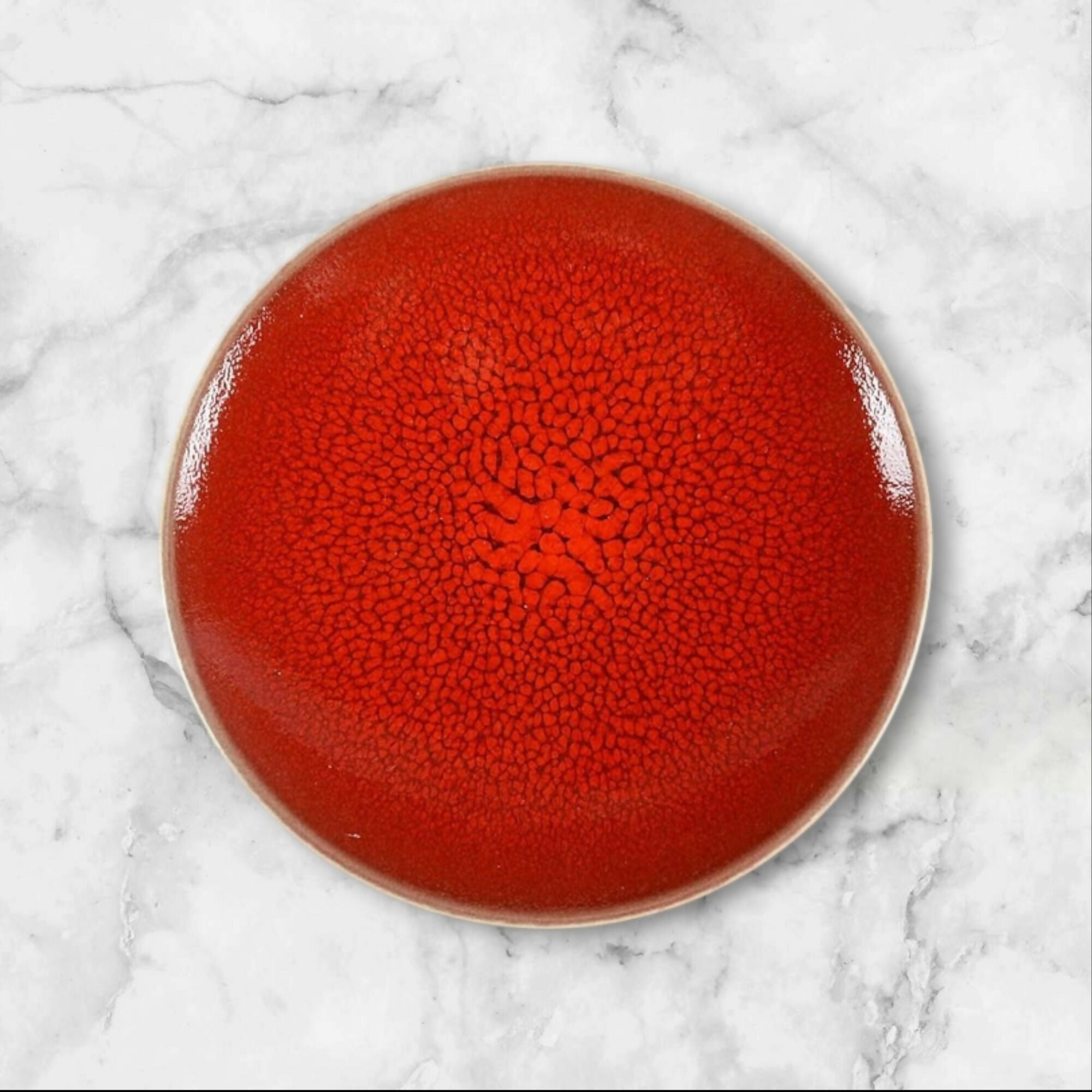 Jars France Tourron Cerise Salad Dessert Plates | Set of 3 | Excellent Condition