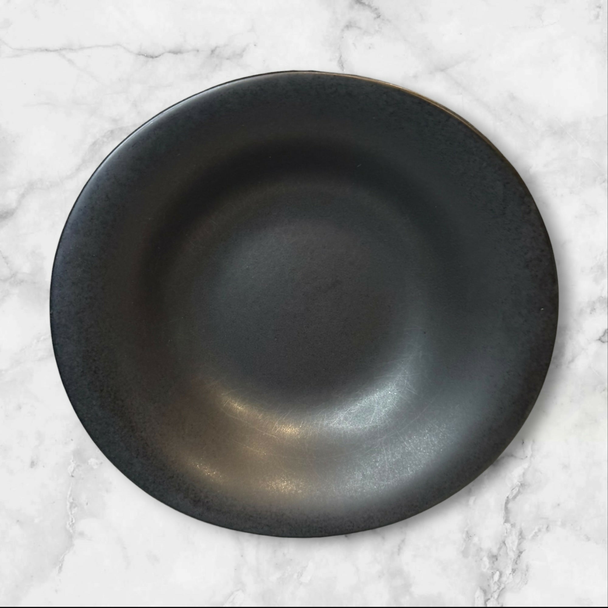Pottery Barn Ellipse Black Coupe Soup Bowls | Set of 6 | Good Condition