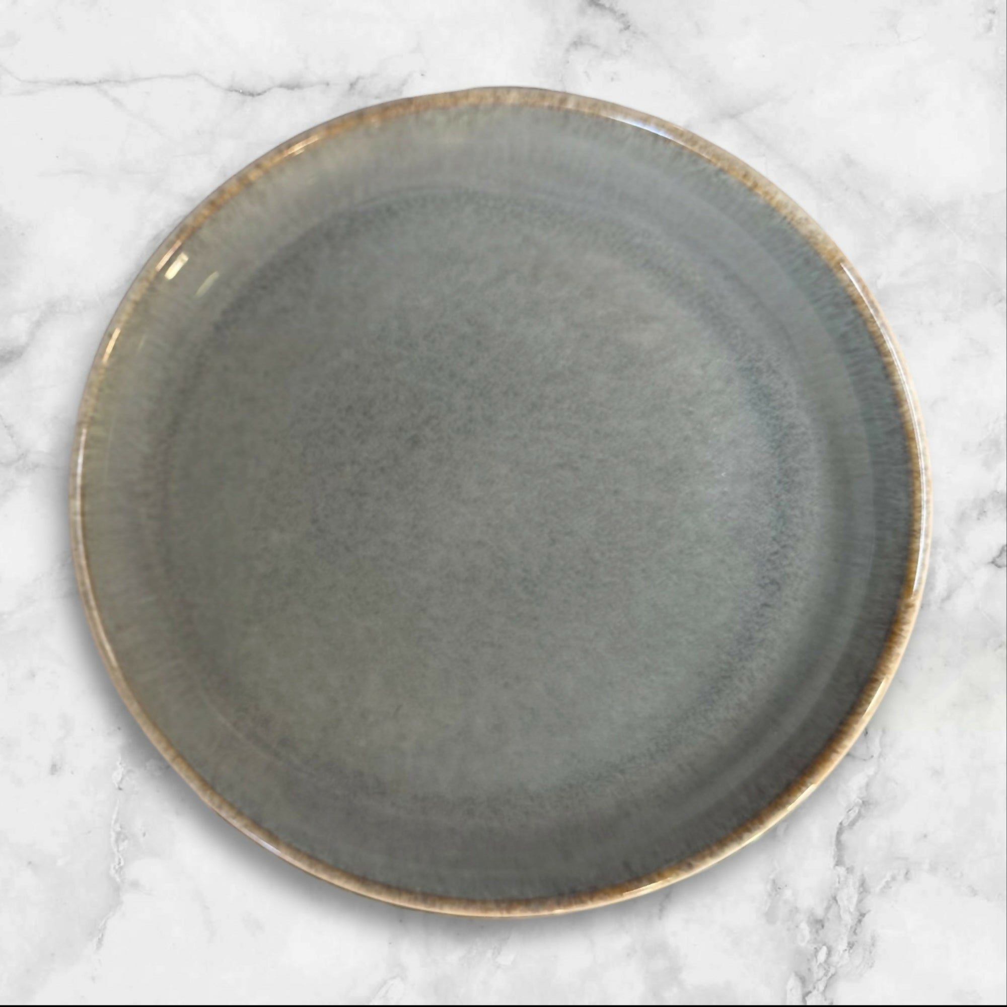 Sango Resona Moss Green Dinner & Salad Plates | Set of 8 | Excellent