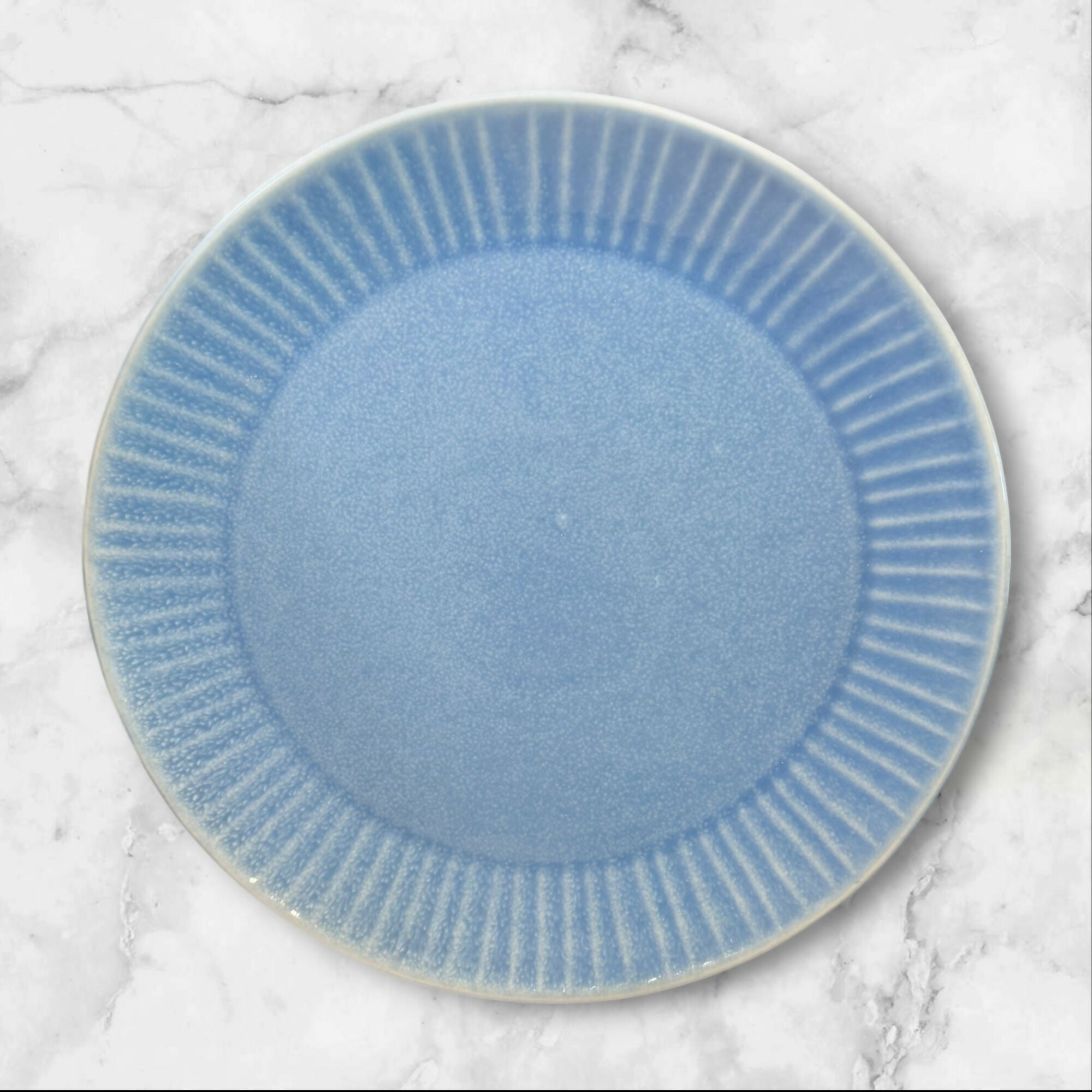 Laurie Gates Amalie Blue Dinner Plates | Set of 4 | Excellent Condition