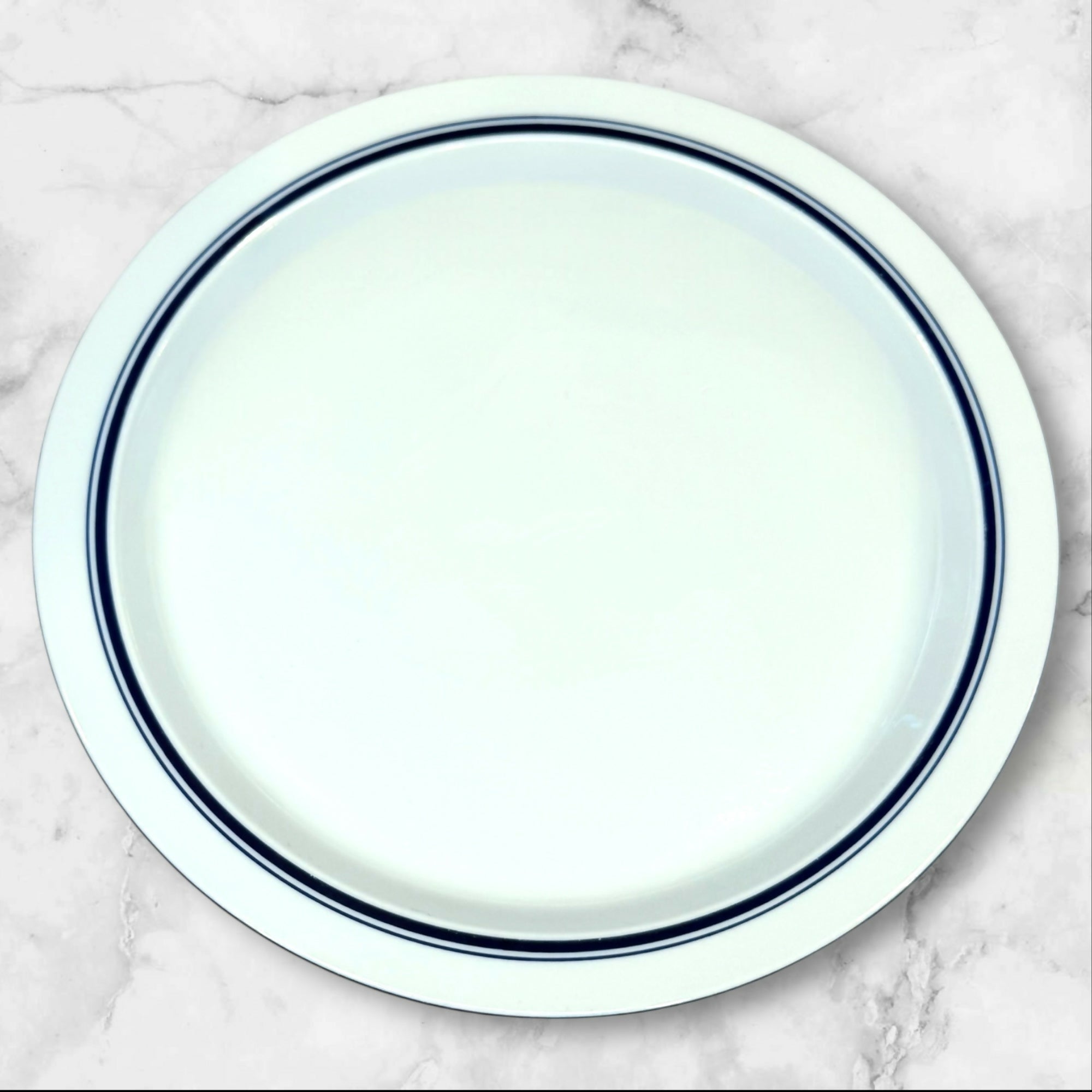 Dansk Bistro Blue Rim Dinner Plates | Set of 2 | Great Condition