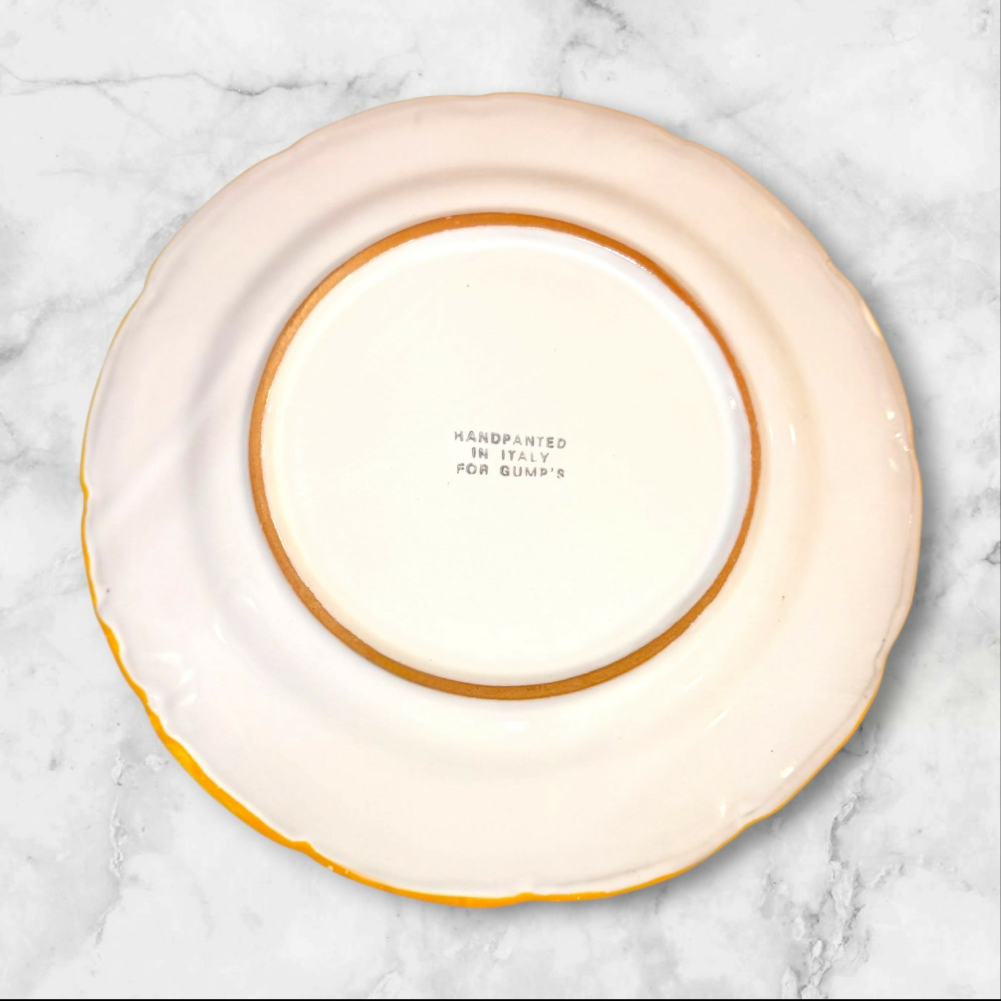 Gumps Handpainted Italian Fruit Dinner Plates Set of 5 | Gently Used