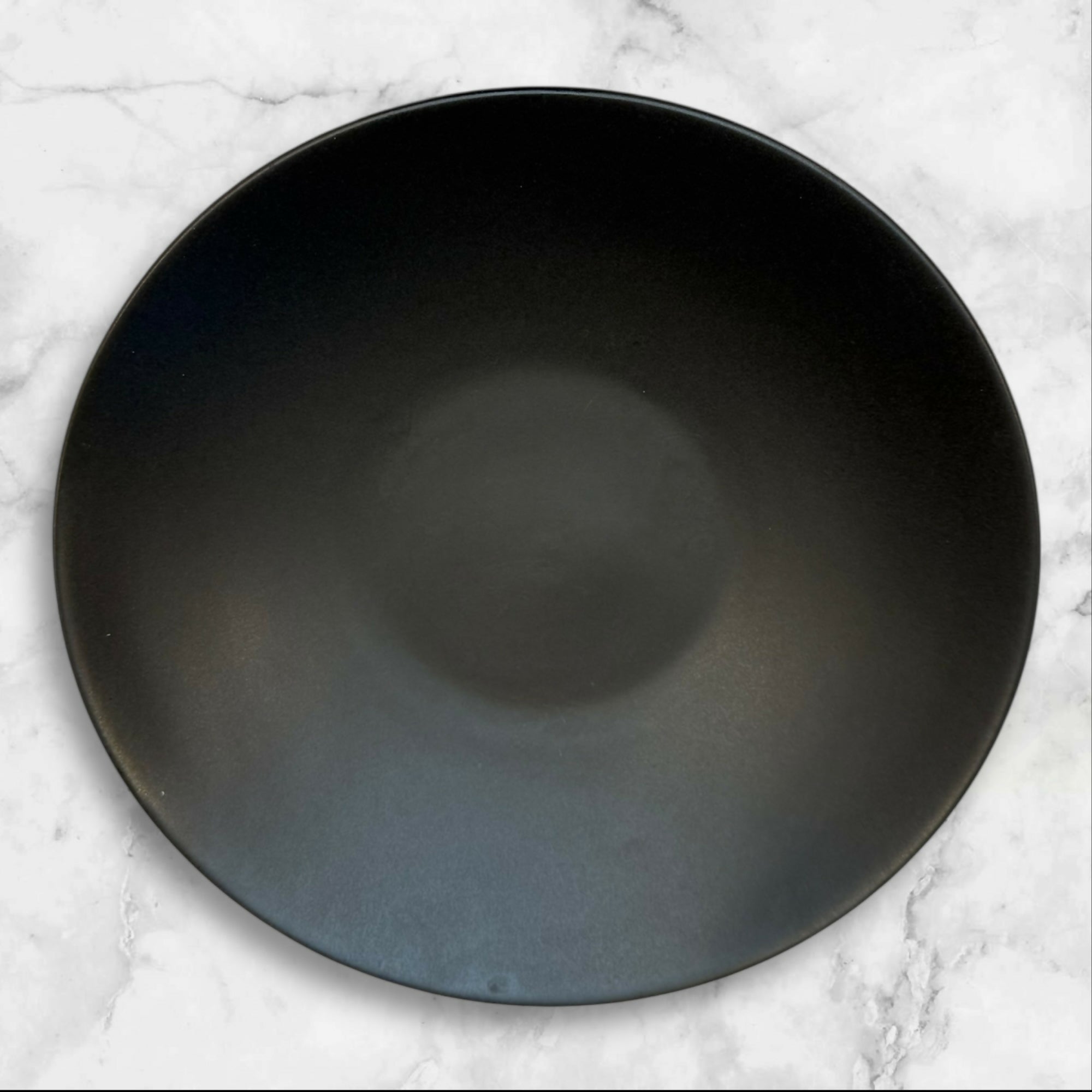 Furio Worldview Onyx Dinner Plates | Set of 4 | Gently Used Matte Black