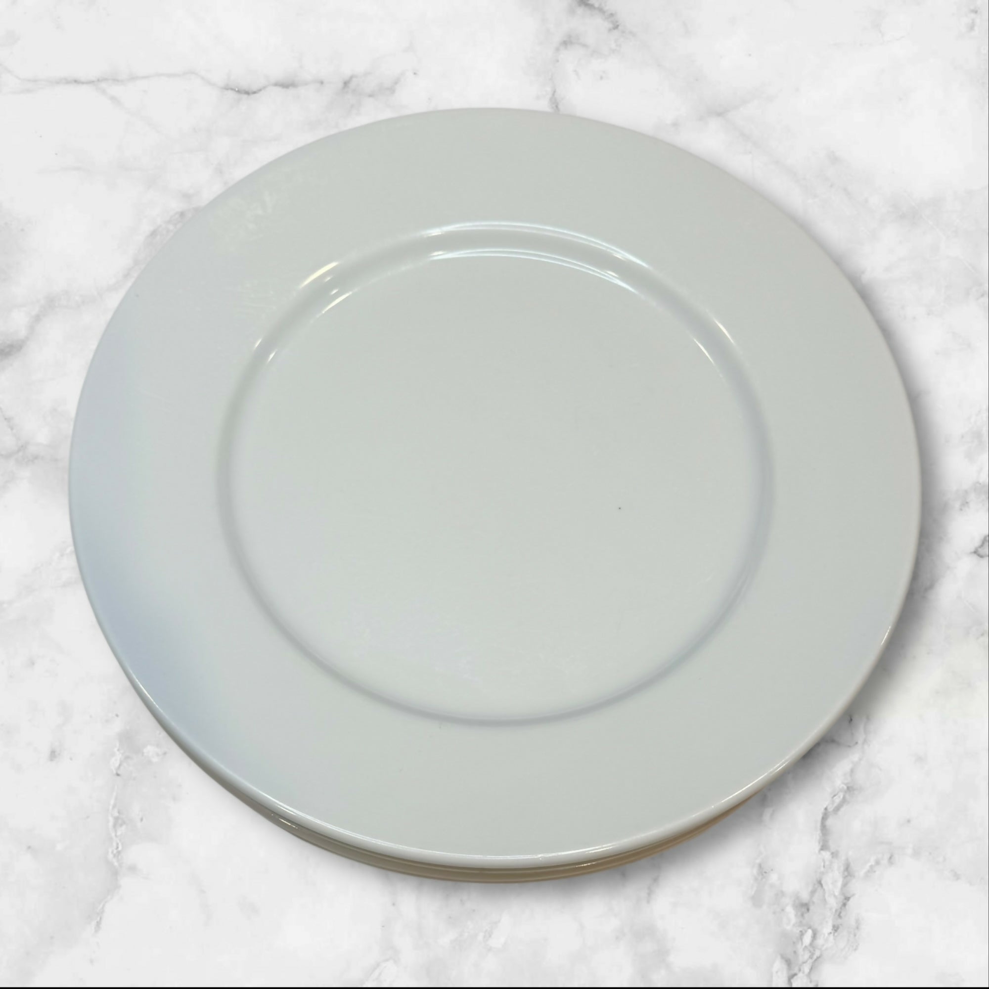 Crate & Barrel Classic White Poland Plates Set of 4 | Great Condition