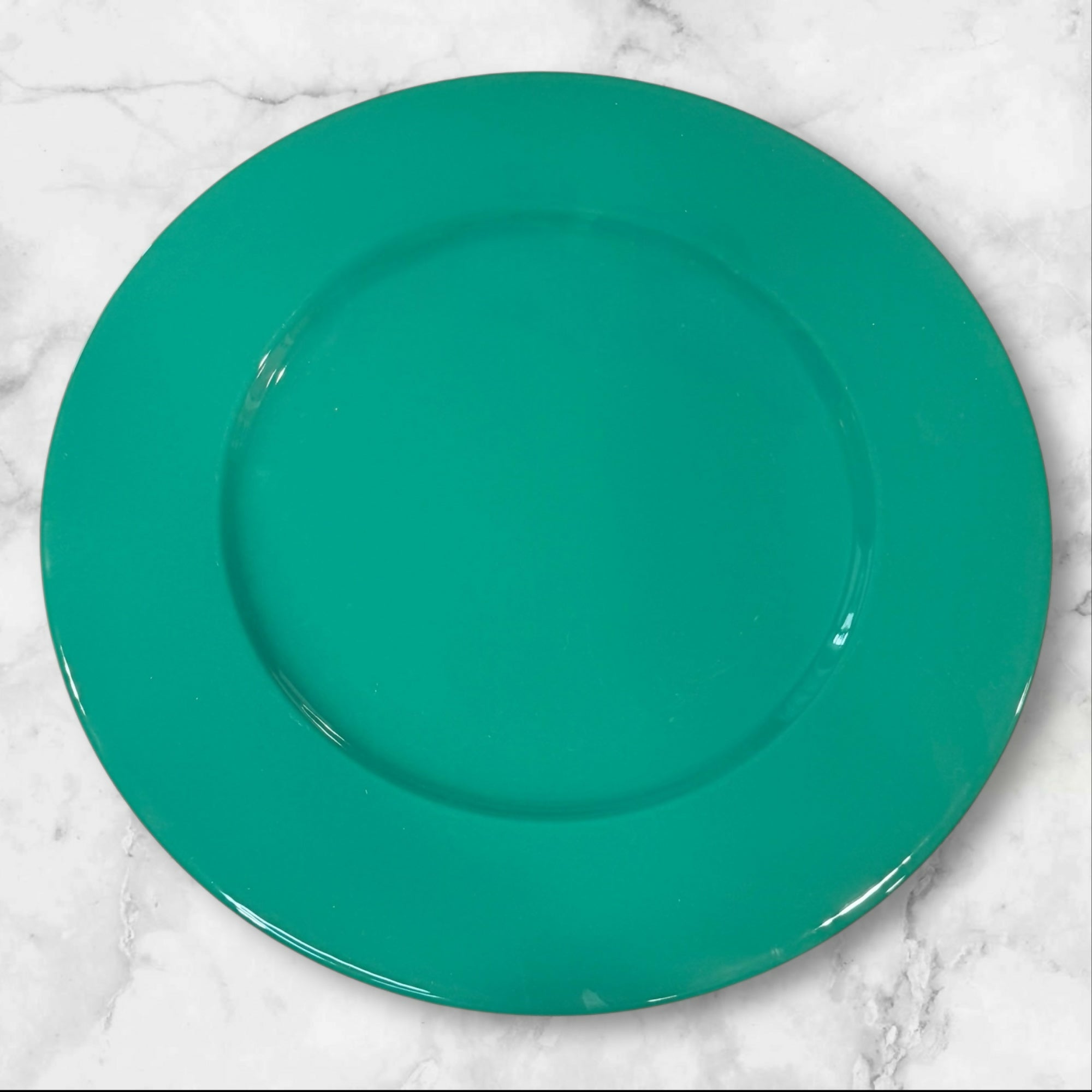 Pier 1 Italy Green Charger Dinner Plates | Set of 4 | Excellent Condition